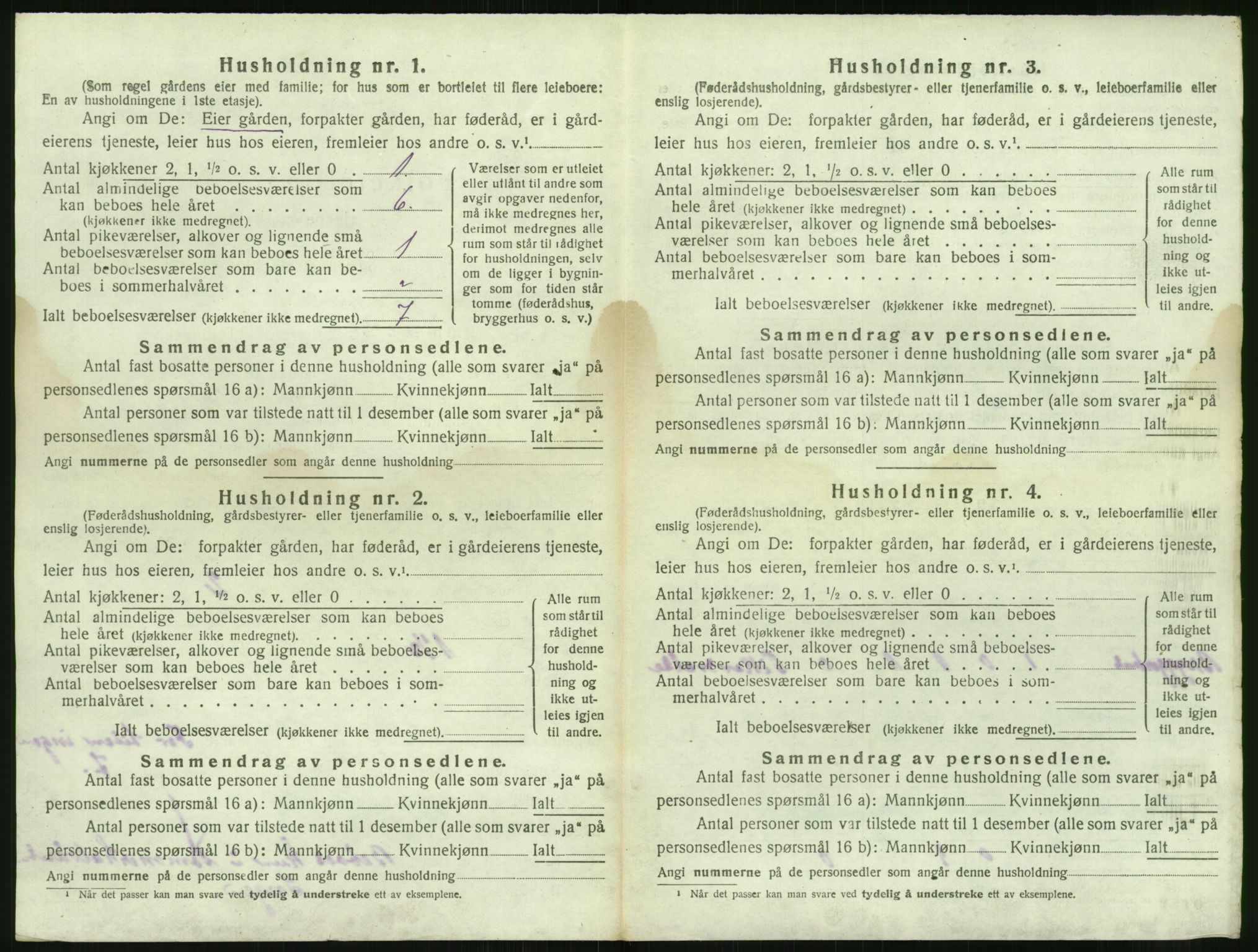 SAK, 1920 census for Tromøy, 1920, p. 38