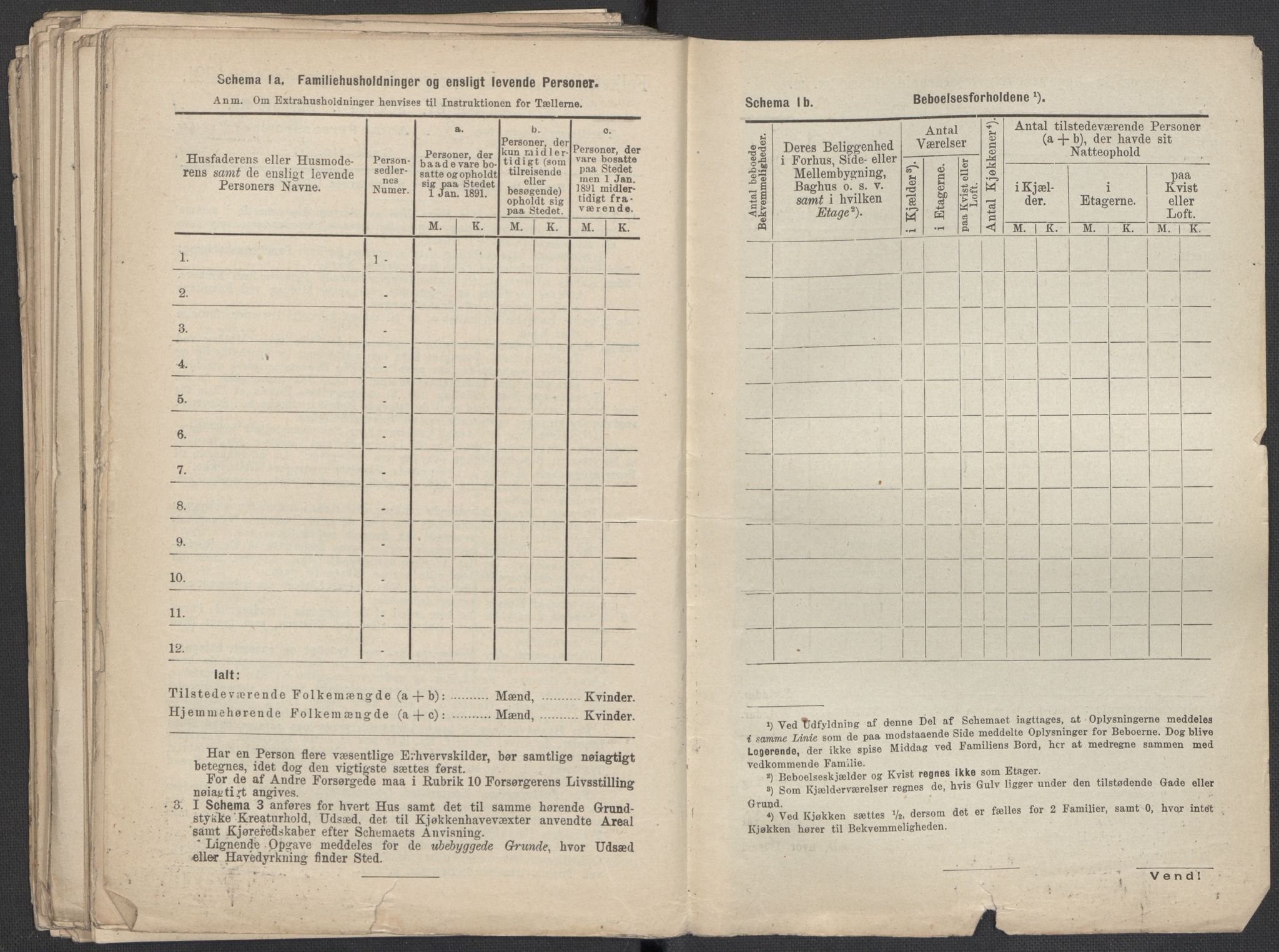 RA, 1891 Census for 1301 Bergen, 1891, p. 706