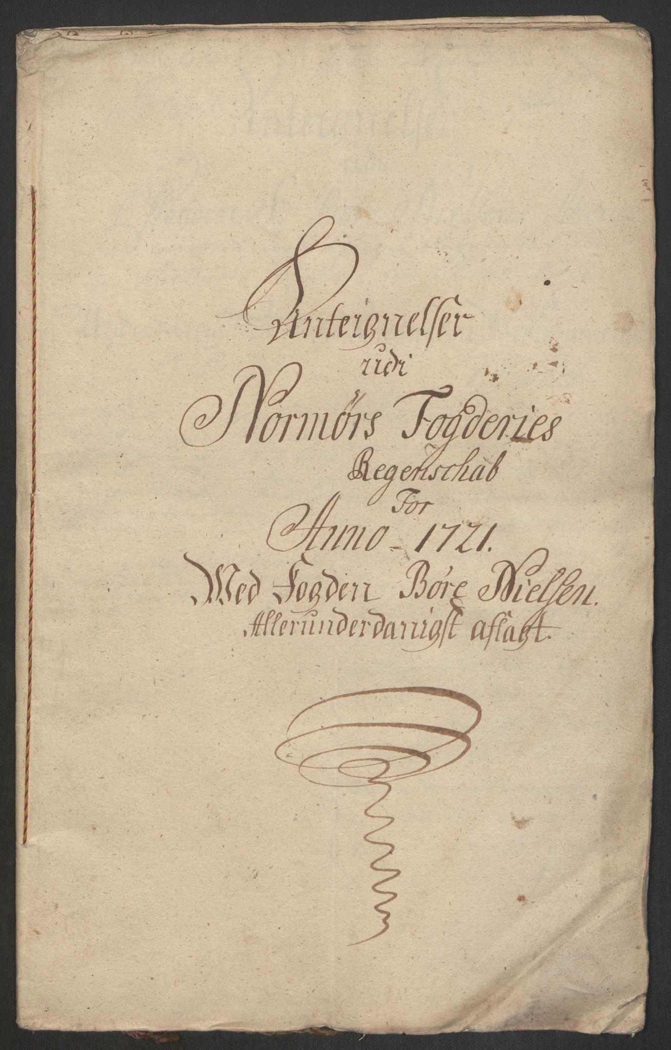Rentekammeret inntil 1814, Reviderte regnskaper, Fogderegnskap, RA/EA-4092/R56/L3754: Fogderegnskap Nordmøre, 1721, p. 405