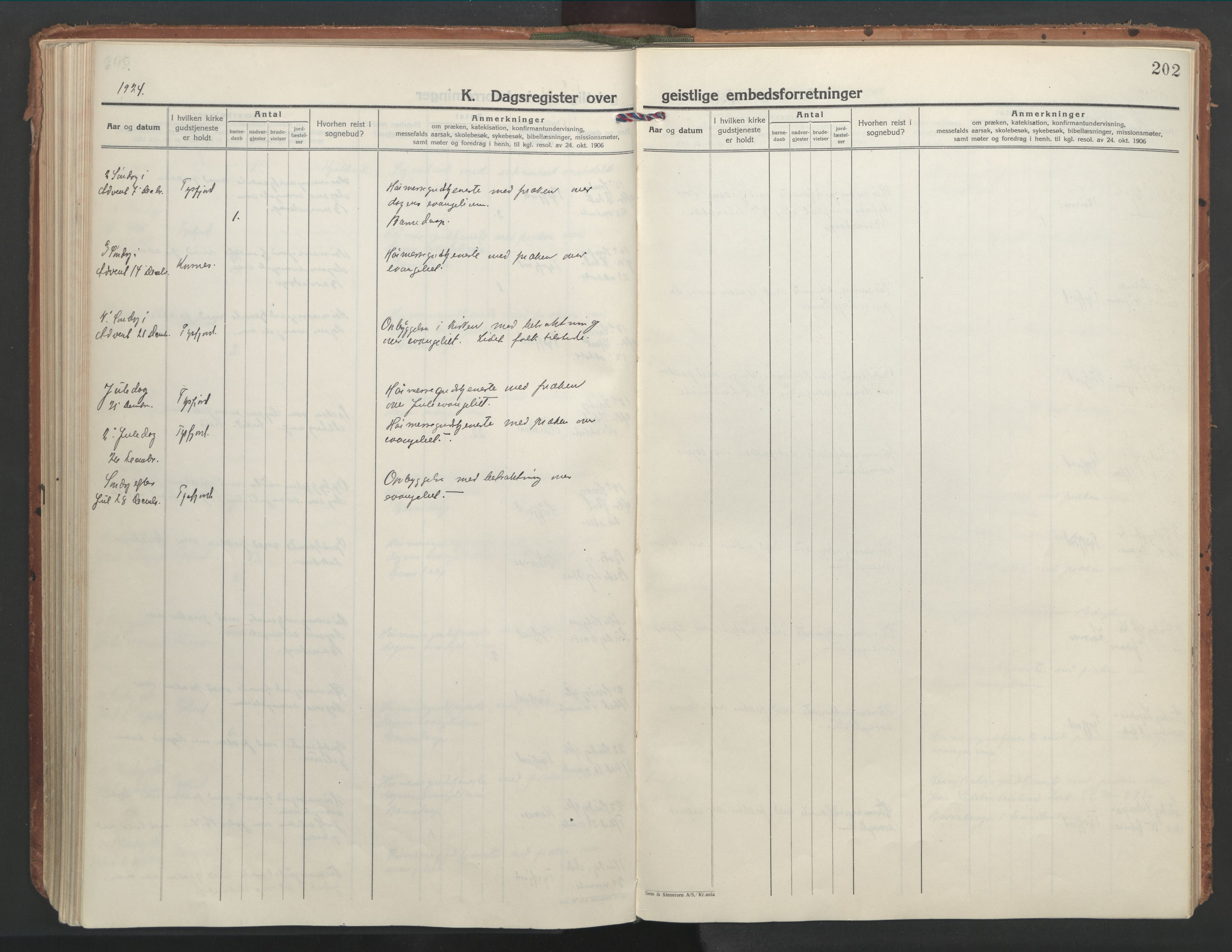 Ministerialprotokoller, klokkerbøker og fødselsregistre - Nordland, AV/SAT-A-1459/861/L0873: Parish register (official) no. 861A08, 1923-1932, p. 202