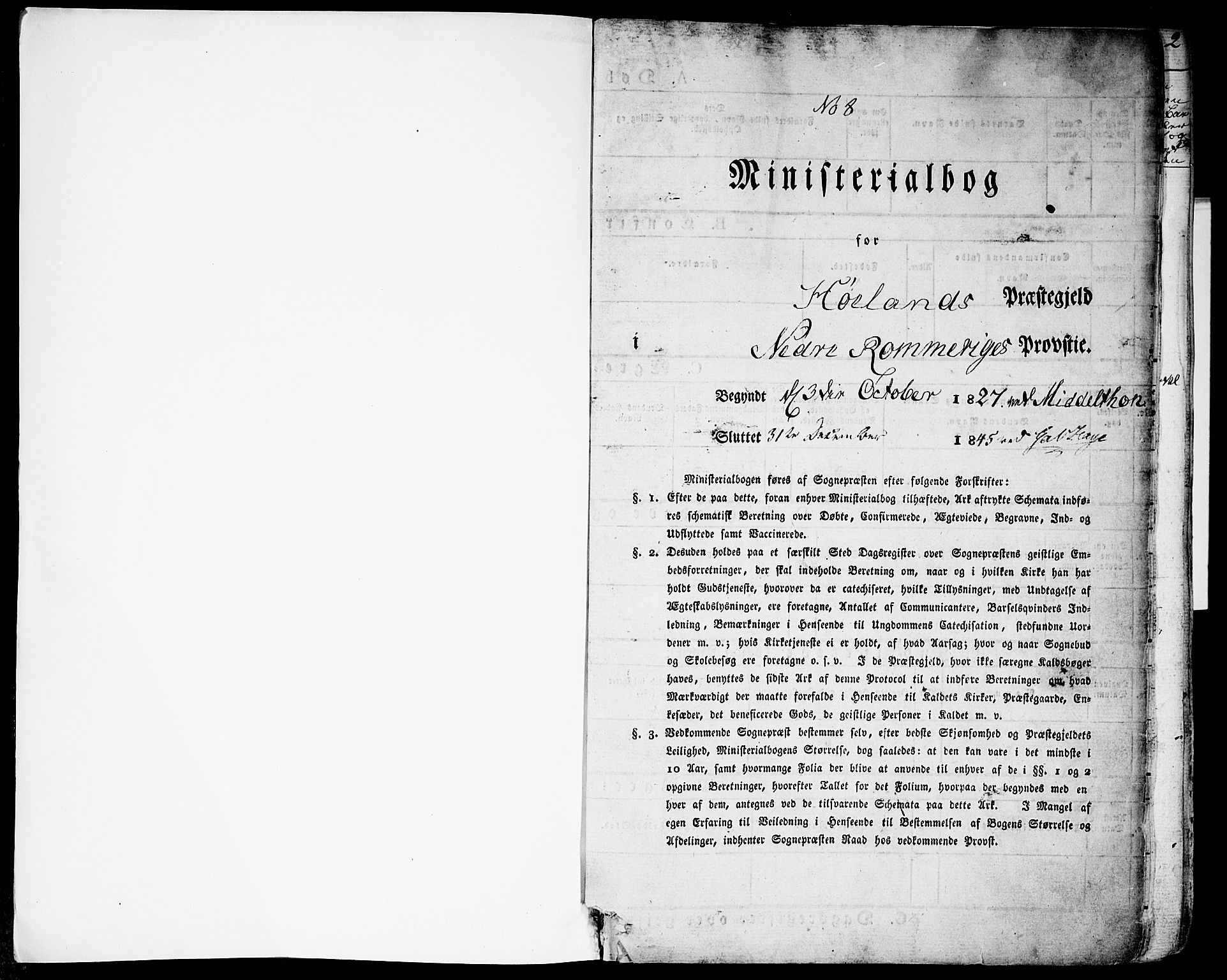 Høland prestekontor Kirkebøker, SAO/A-10346a/F/Fa/L0008: Parish register (official) no. I 8, 1827-1845