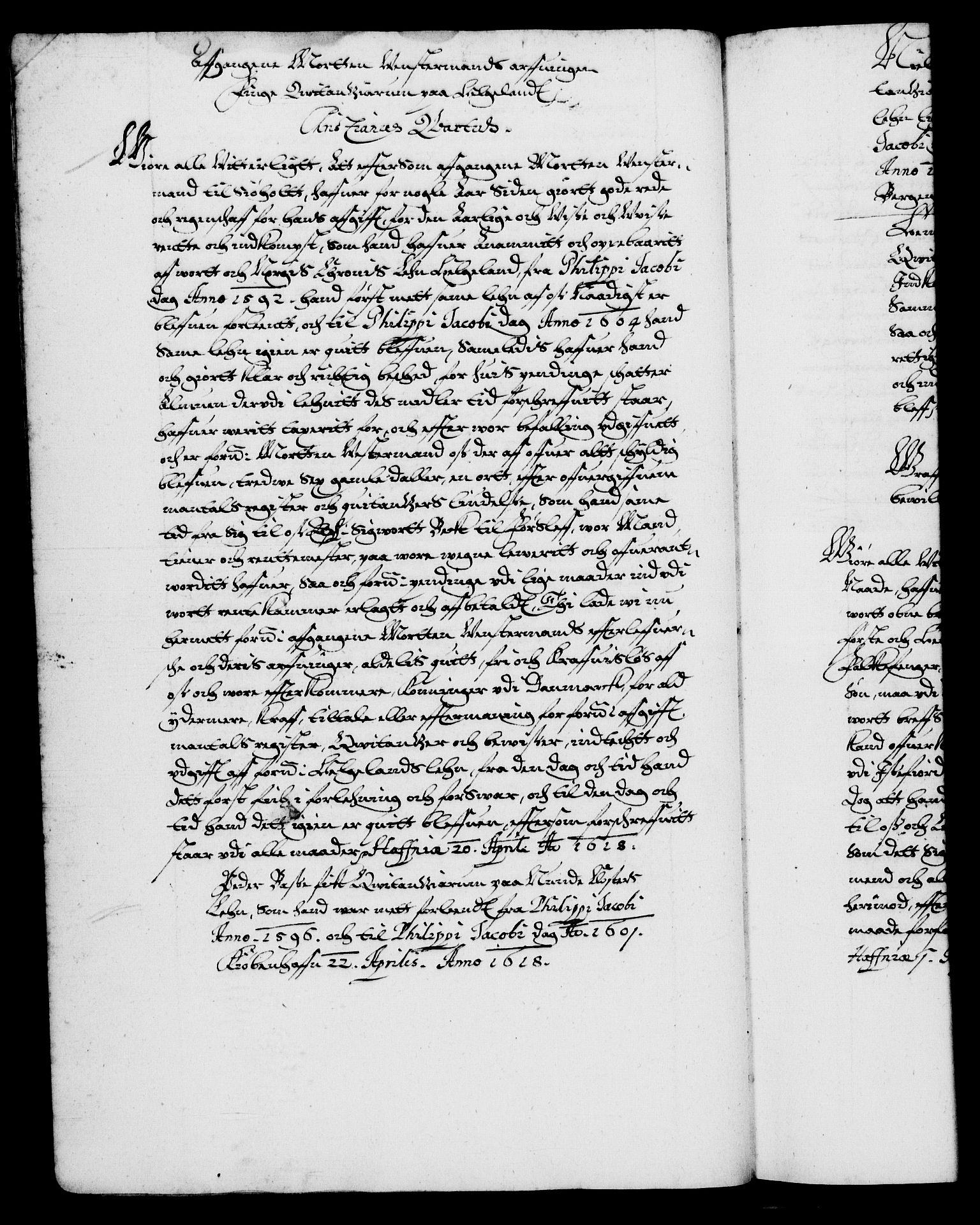 Danske Kanselli 1572-1799, RA/EA-3023/F/Fc/Fca/Fcaa/L0004: Norske registre (mikrofilm), 1617-1630, p. 50b