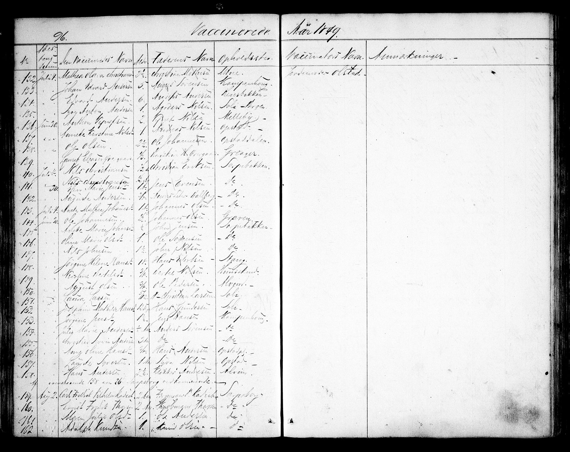 Tune prestekontor Kirkebøker, AV/SAO-A-2007/F/Fa/L0010b: Parish register (official) no. 10B, 1847-1852, p. 96