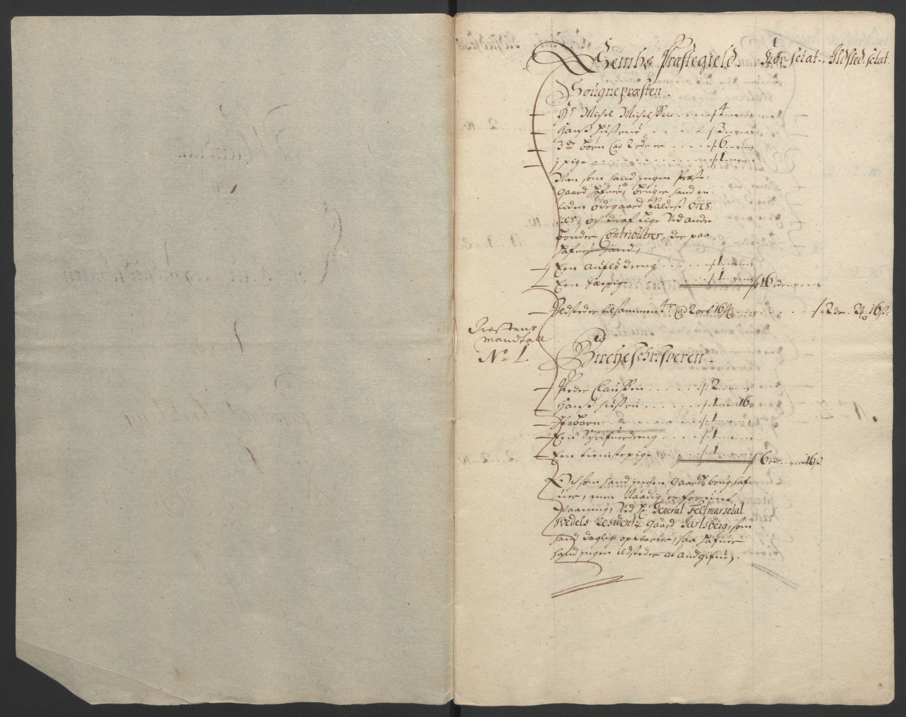 Rentekammeret inntil 1814, Reviderte regnskaper, Fogderegnskap, RA/EA-4092/R32/L1865: Fogderegnskap Jarlsberg grevskap, 1692, p. 263