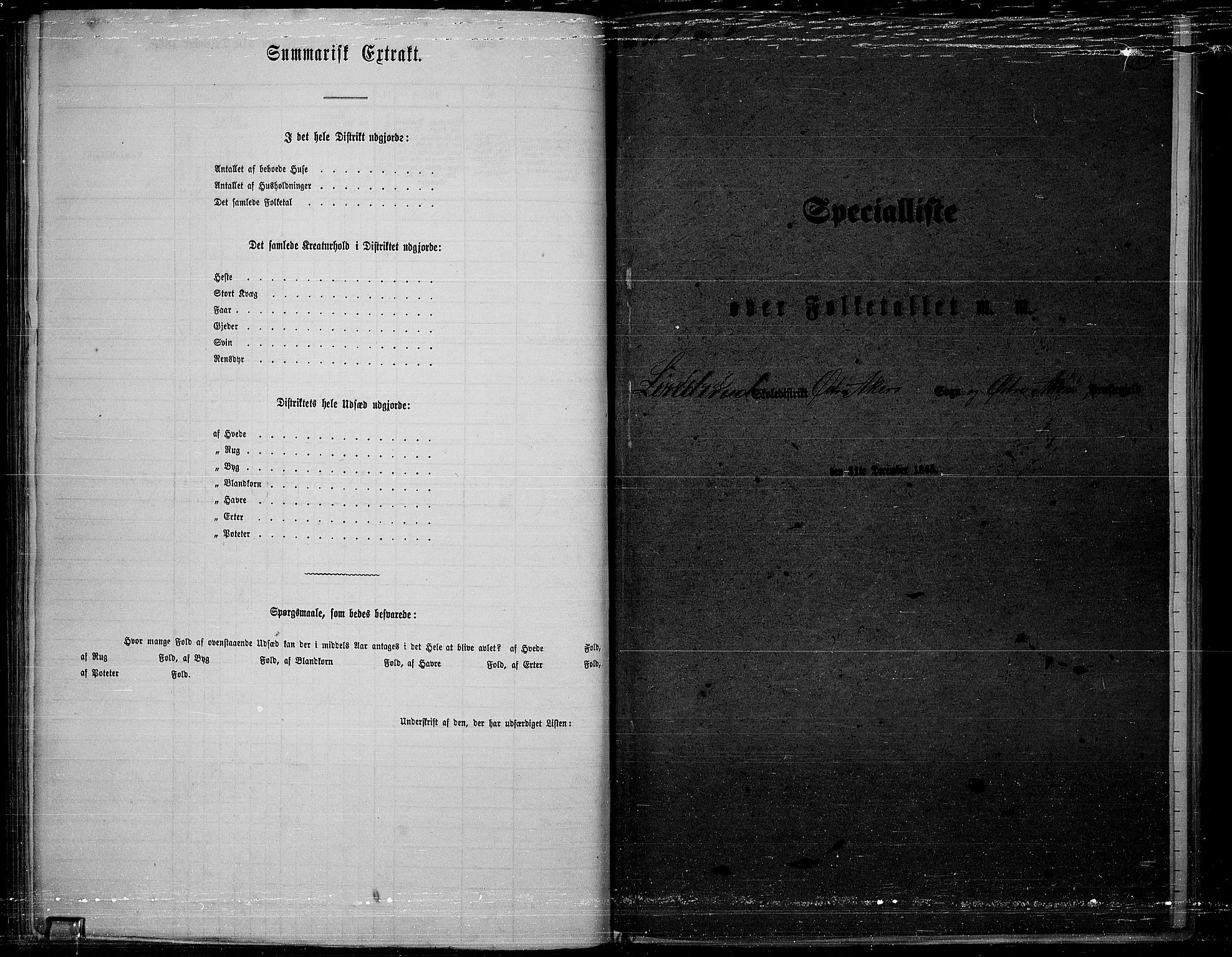 RA, 1865 census for Østre Aker, 1865, p. 113