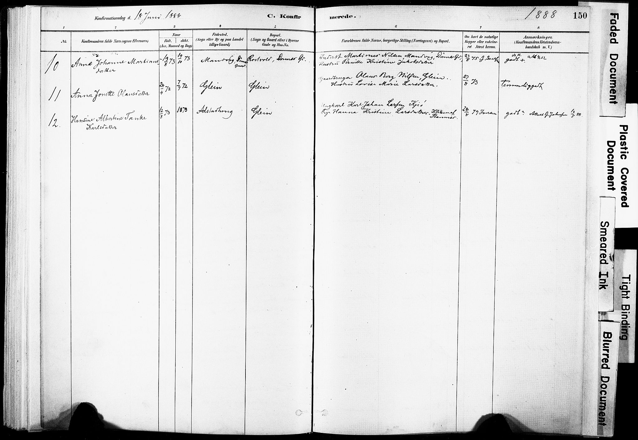 Ministerialprotokoller, klokkerbøker og fødselsregistre - Nordland, AV/SAT-A-1459/835/L0525: Parish register (official) no. 835A03I, 1881-1910, p. 150