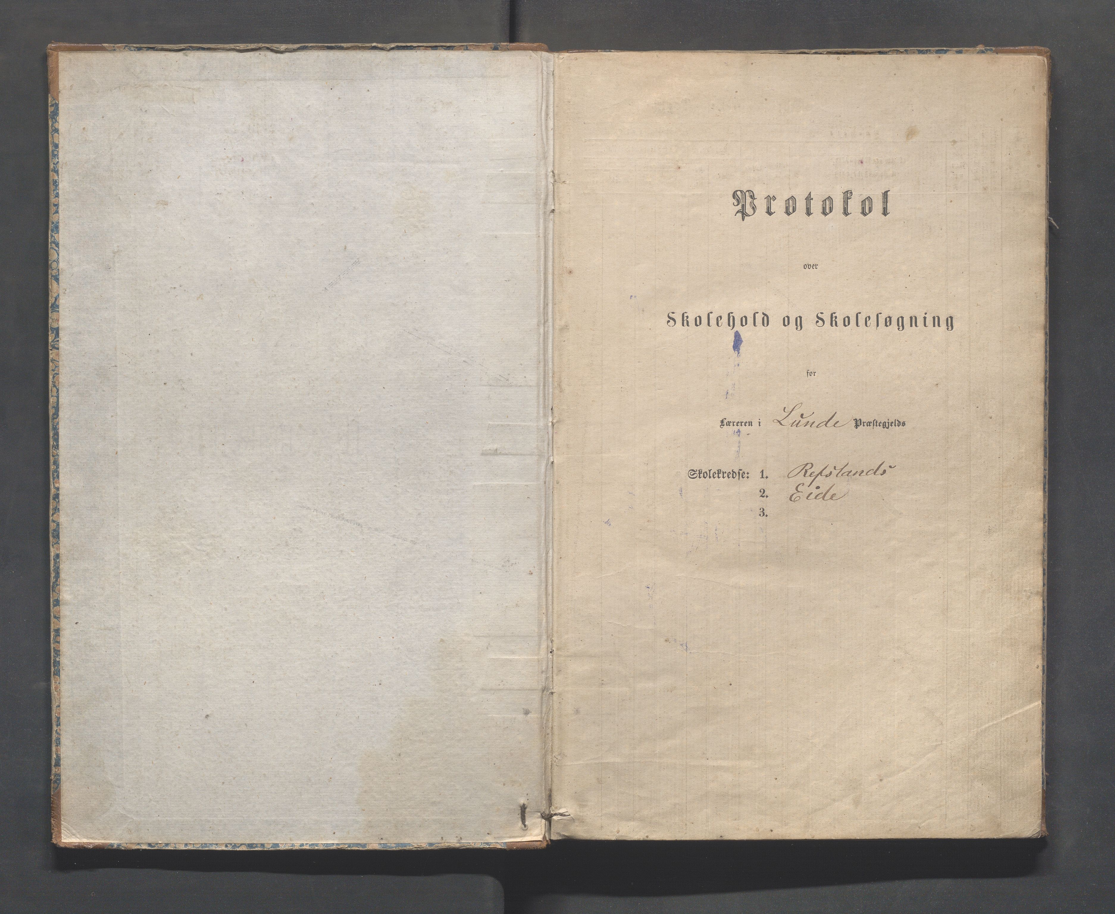 Heskestad kommune - Refsland skolekrets, IKAR/K-101746/H/L0001: Skoleprotokoll - Refsland og Eide, 1870-1892, p. 2