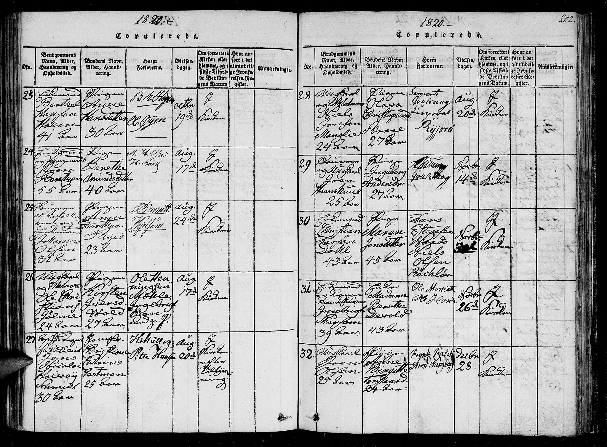 Ministerialprotokoller, klokkerbøker og fødselsregistre - Sør-Trøndelag, SAT/A-1456/602/L0107: Parish register (official) no. 602A05, 1815-1821, p. 202