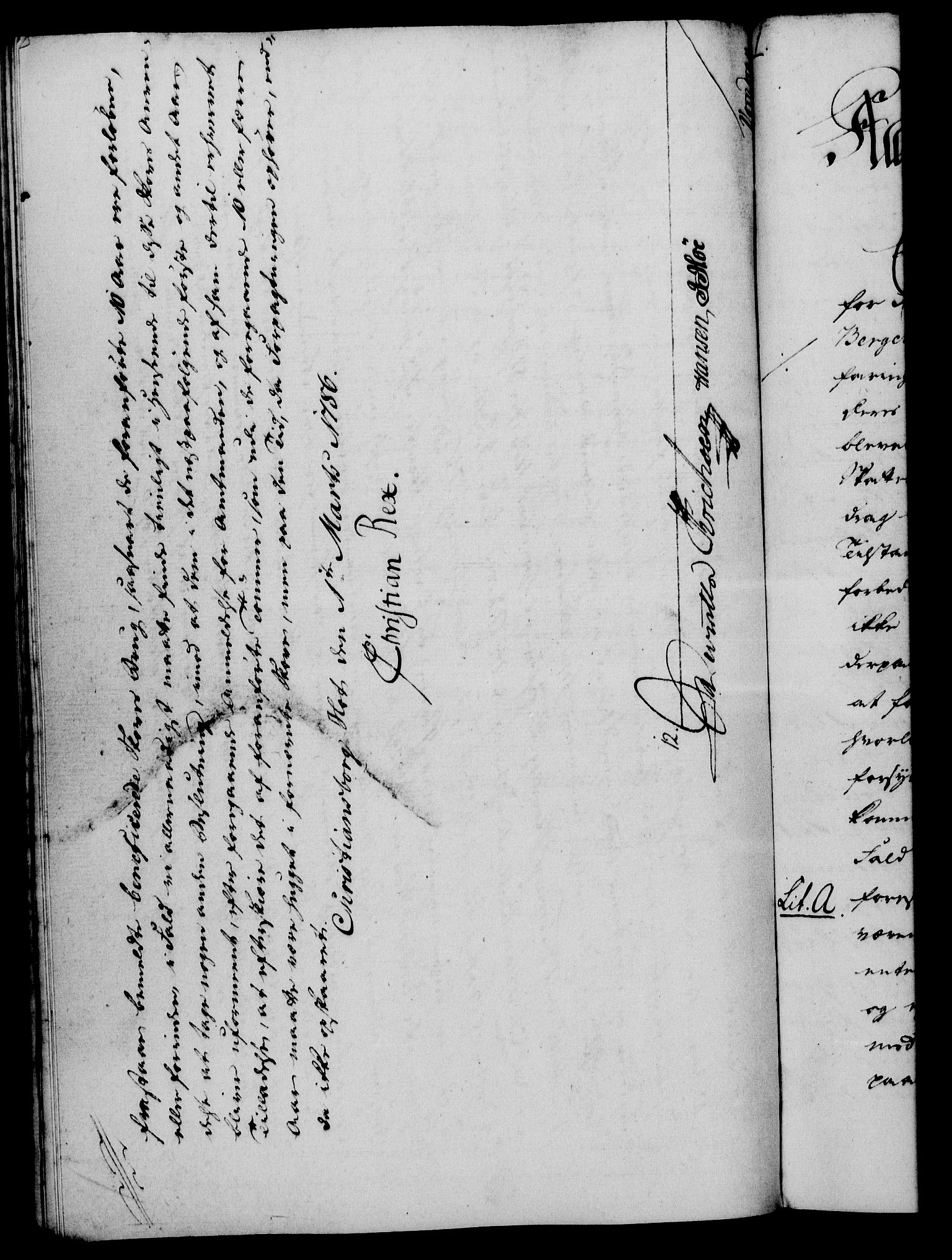 Rentekammeret, Kammerkanselliet, RA/EA-3111/G/Gf/Gfa/L0068: Norsk relasjons- og resolusjonsprotokoll (merket RK 52.68), 1786, p. 209