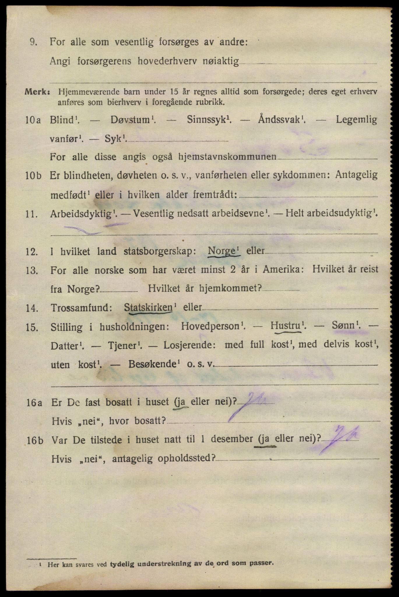 SAO, 1920 census for Son, 1920, p. 1115