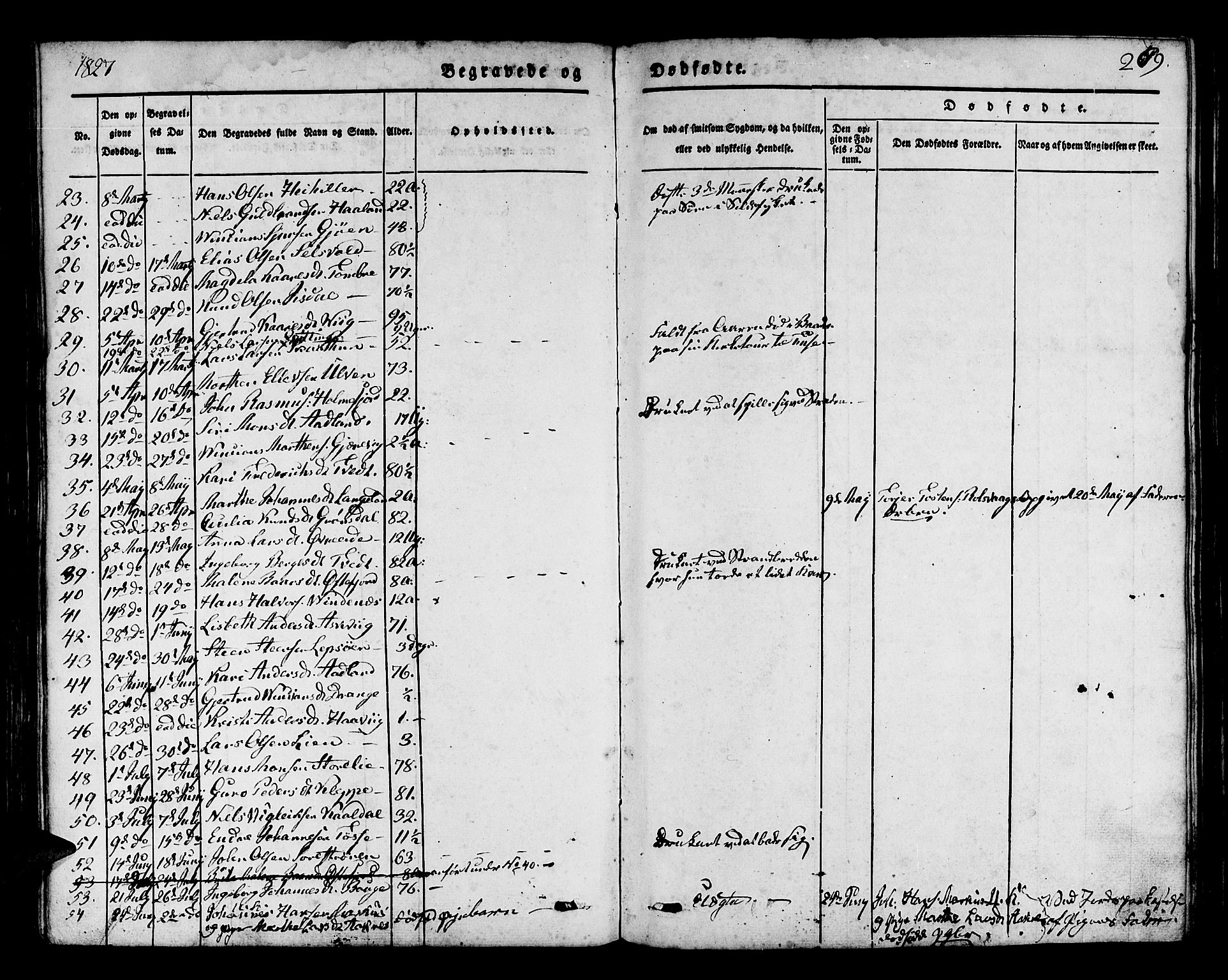 Os sokneprestembete, AV/SAB-A-99929: Parish register (official) no. A 14, 1826-1839, p. 269