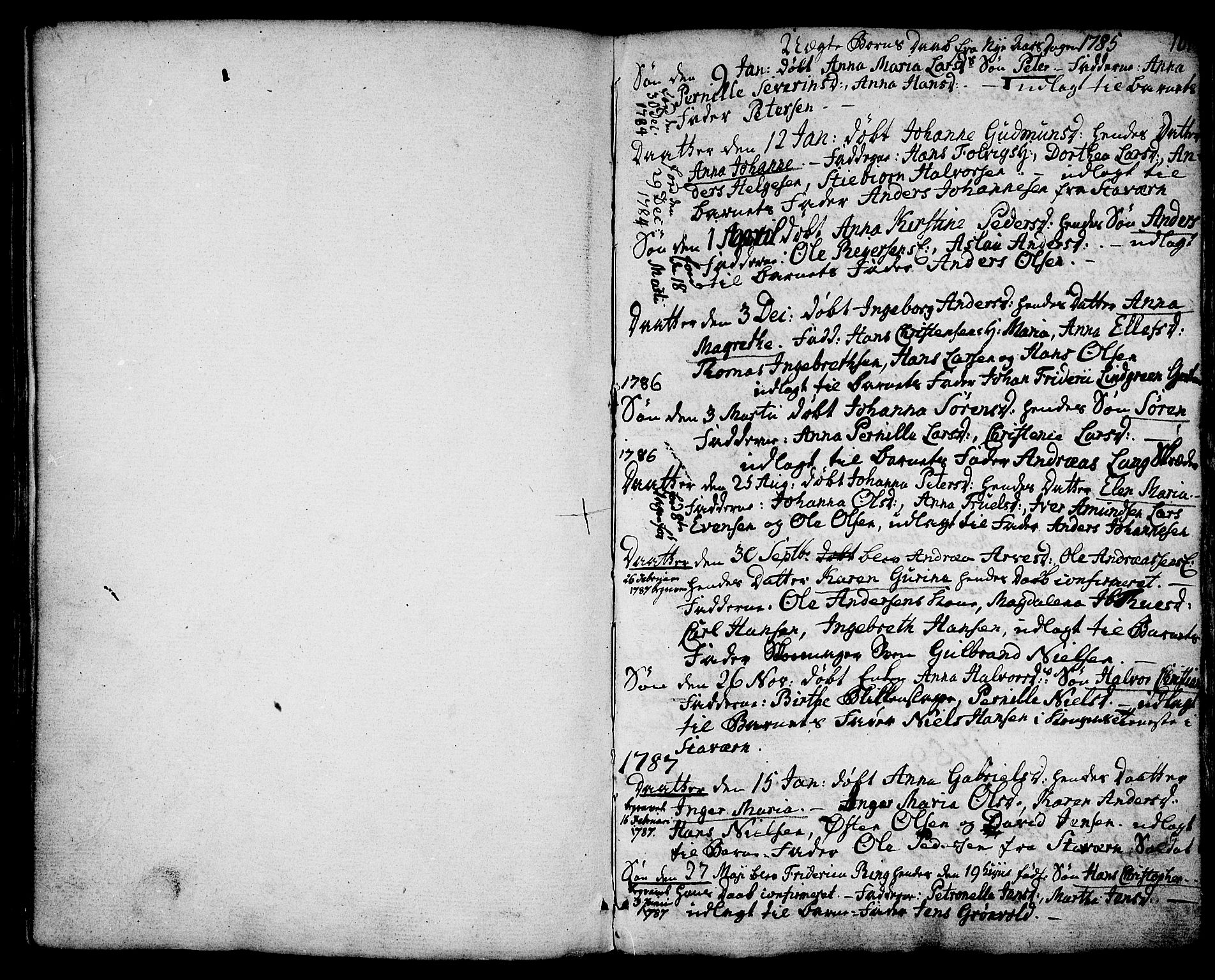 Larvik kirkebøker, SAKO/A-352/G/Ga/L0001: Parish register (copy) no. I 1, 1785-1807, p. 101