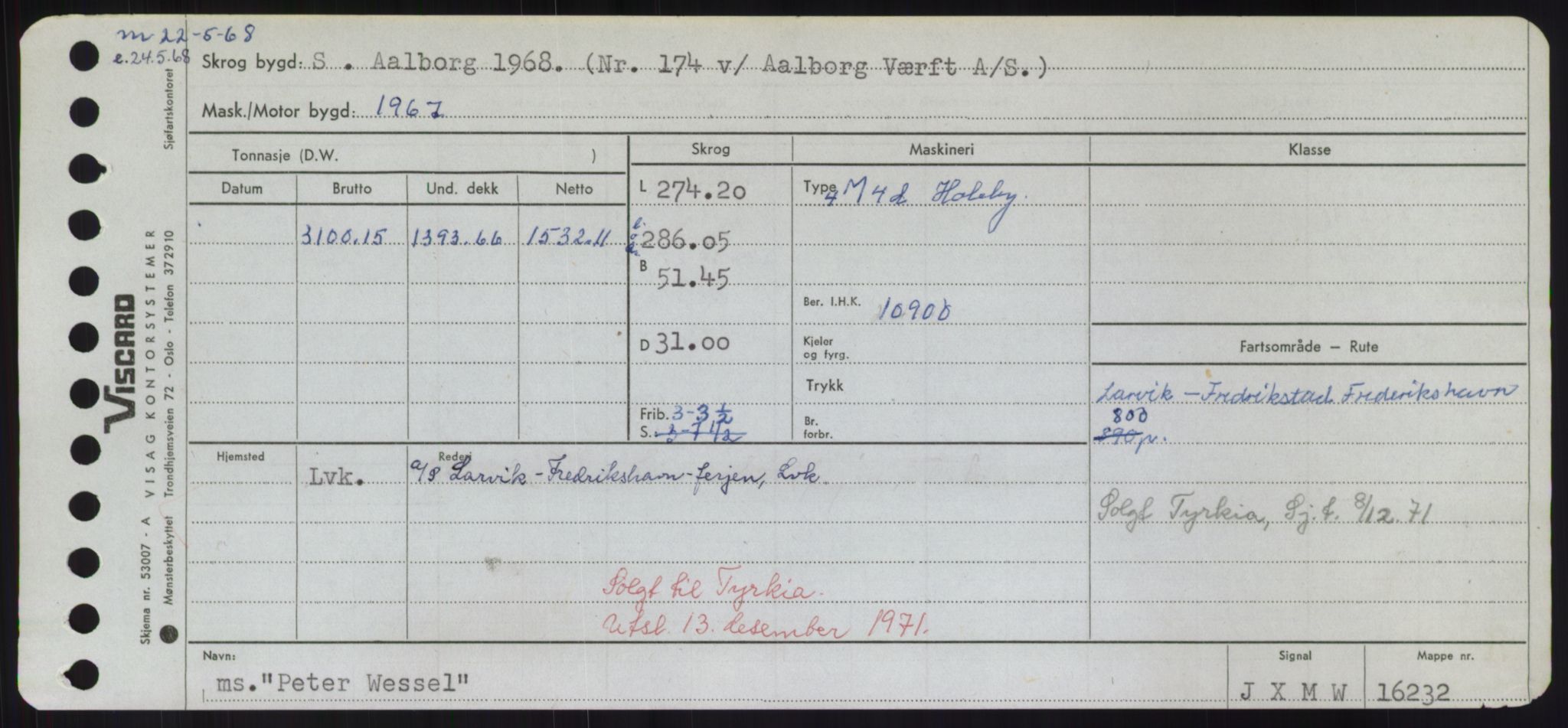 Sjøfartsdirektoratet med forløpere, Skipsmålingen, AV/RA-S-1627/H/Hd/L0029: Fartøy, P, p. 199