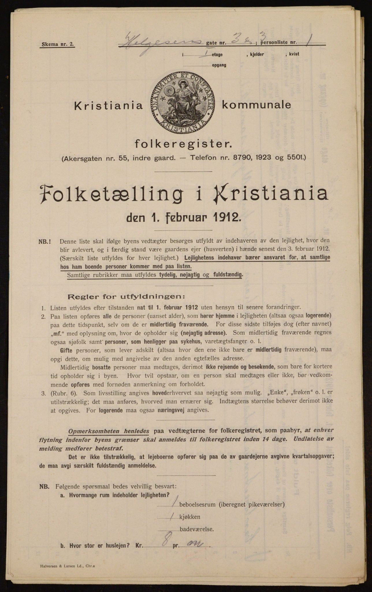 OBA, Municipal Census 1912 for Kristiania, 1912, p. 37823