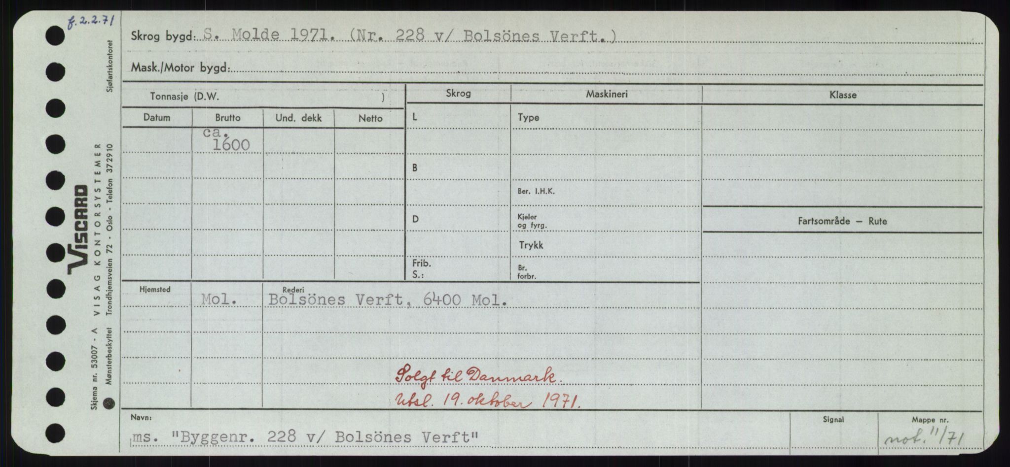 Sjøfartsdirektoratet med forløpere, Skipsmålingen, RA/S-1627/H/Hd/L0006: Fartøy, Byg-Båt, p. 59