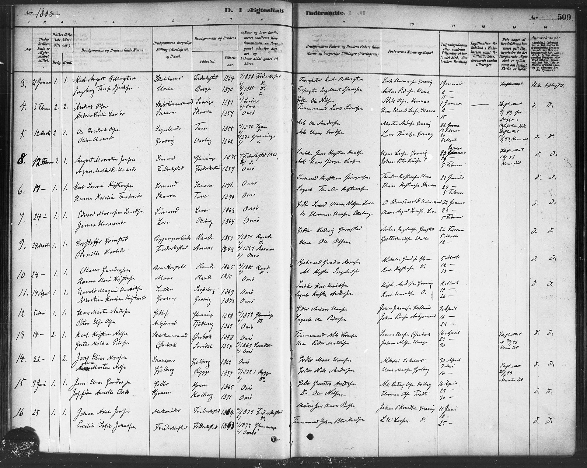 Onsøy prestekontor Kirkebøker, AV/SAO-A-10914/F/Fa/L0006: Parish register (official) no. I 6, 1878-1898, p. 509