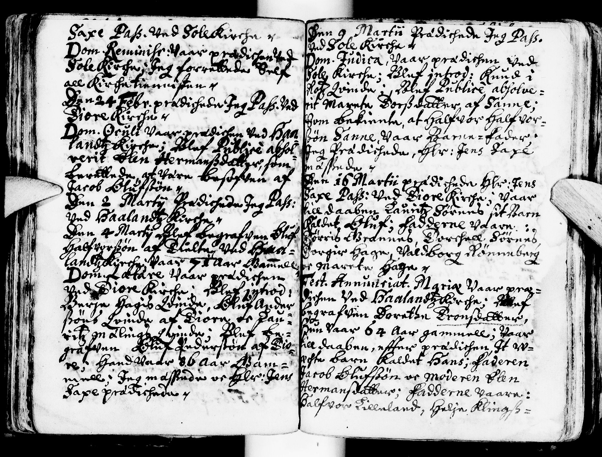 Håland sokneprestkontor, AV/SAST-A-101802/001/30BA/L0001: Parish register (official) no. A 1, 1671-1722