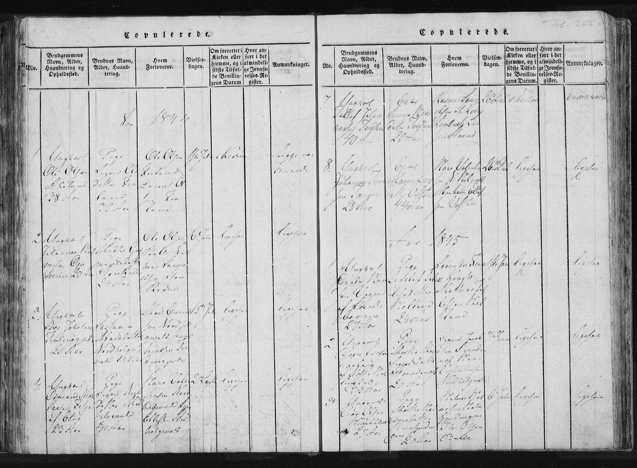 Vikedal sokneprestkontor, SAST/A-101840/01/IV: Parish register (official) no. A 4, 1816-1850, p. 200