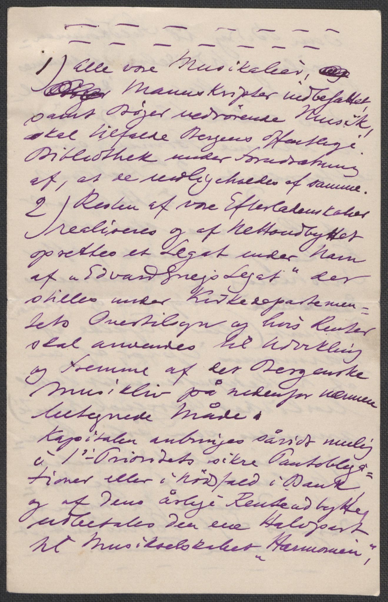 Beyer, Frants, AV/RA-PA-0132/F/L0001: Brev fra Edvard Grieg til Frantz Beyer og "En del optegnelser som kan tjene til kommentar til brevene" av Marie Beyer, 1872-1907, p. 584