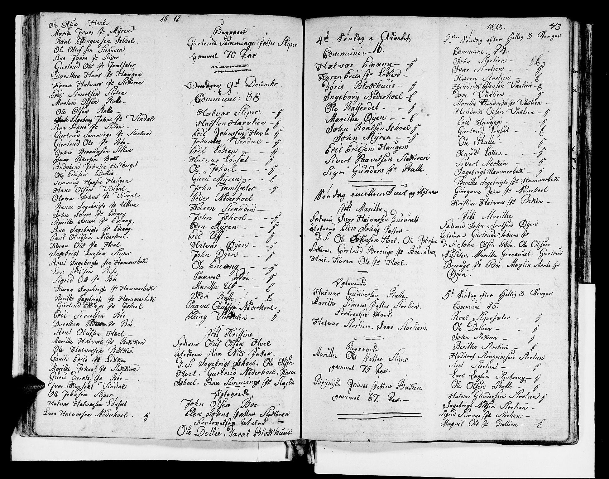 Ministerialprotokoller, klokkerbøker og fødselsregistre - Sør-Trøndelag, SAT/A-1456/679/L0921: Parish register (copy) no. 679C01, 1792-1840, p. 43