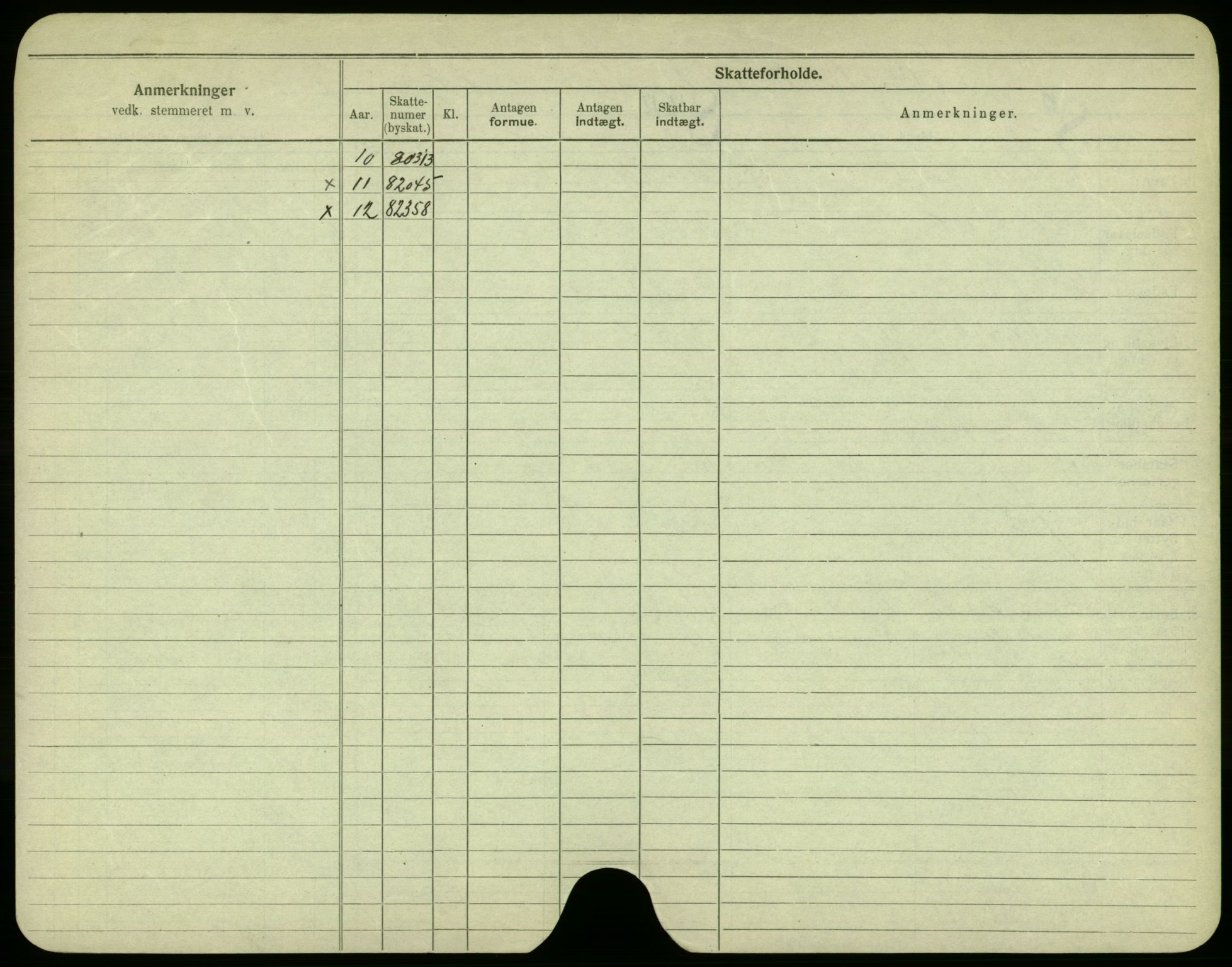 Oslo folkeregister, Registerkort, AV/SAO-A-11715/F/Fa/Fac/L0005: Menn, 1906-1914, p. 406b