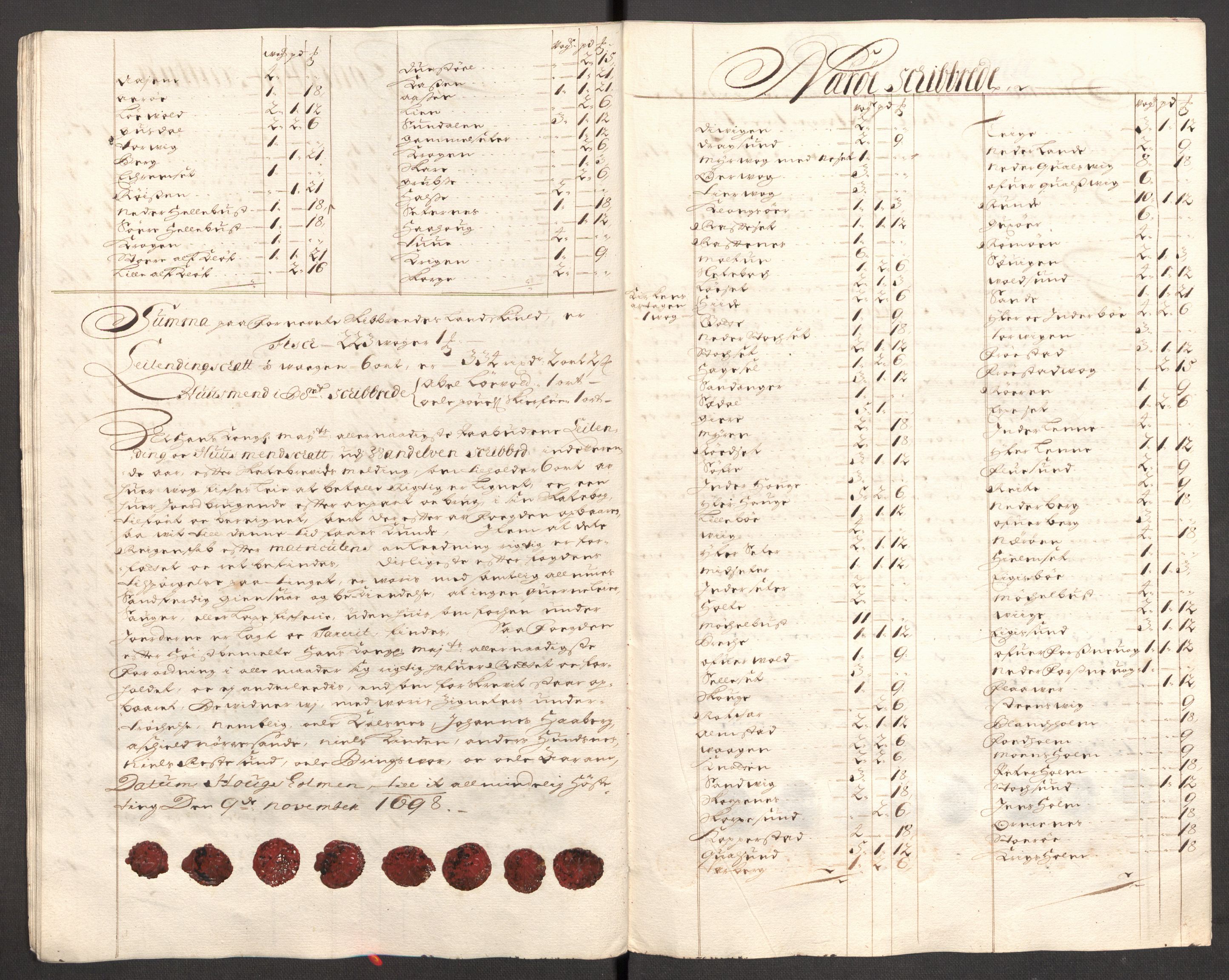Rentekammeret inntil 1814, Reviderte regnskaper, Fogderegnskap, RA/EA-4092/R54/L3556: Fogderegnskap Sunnmøre, 1696-1698, p. 308