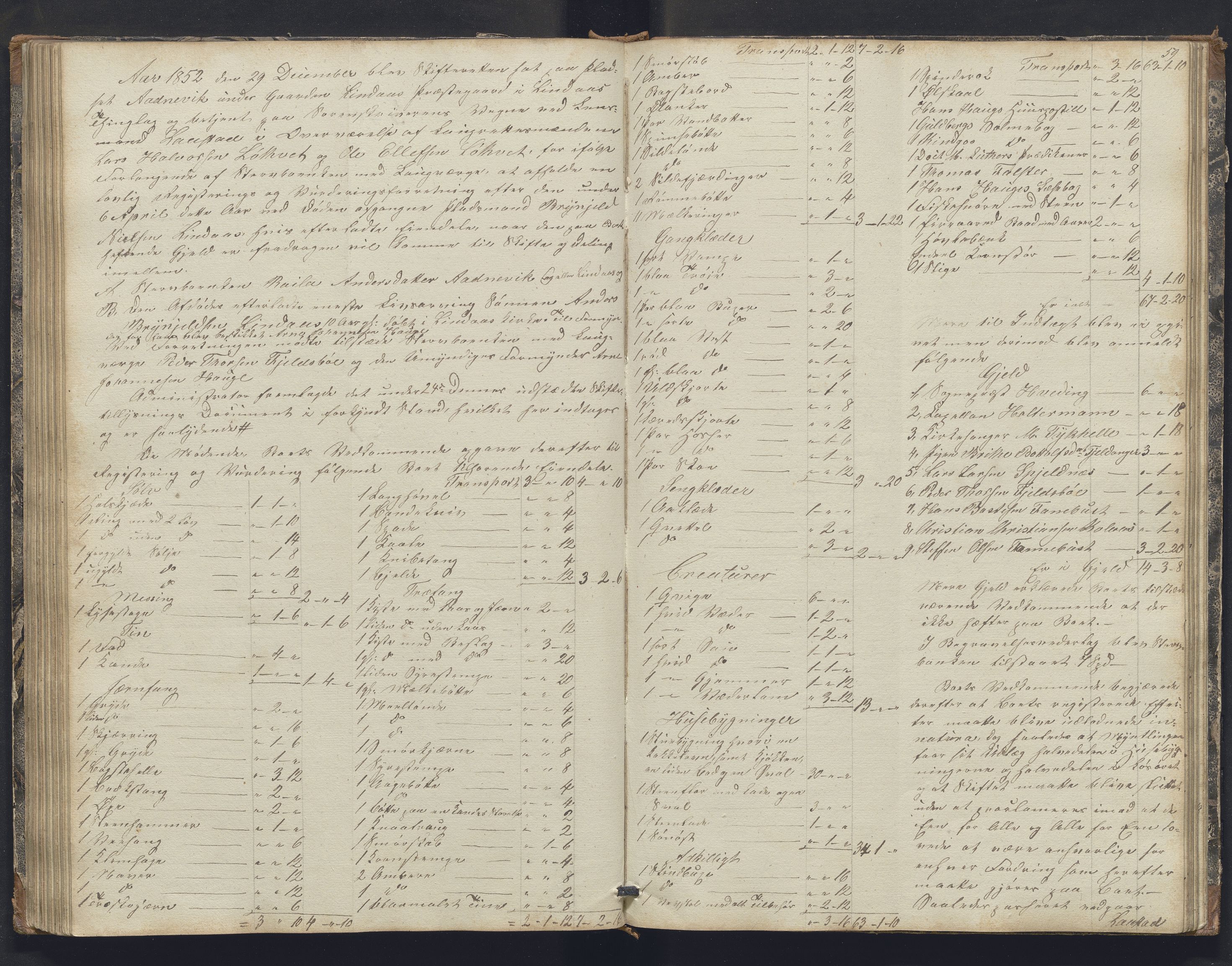 Nordhordland sorenskrivar, SAB/A-2901/1/H/Hb/L0016: Registreringsprotokollar, 1850-1854, p. 59