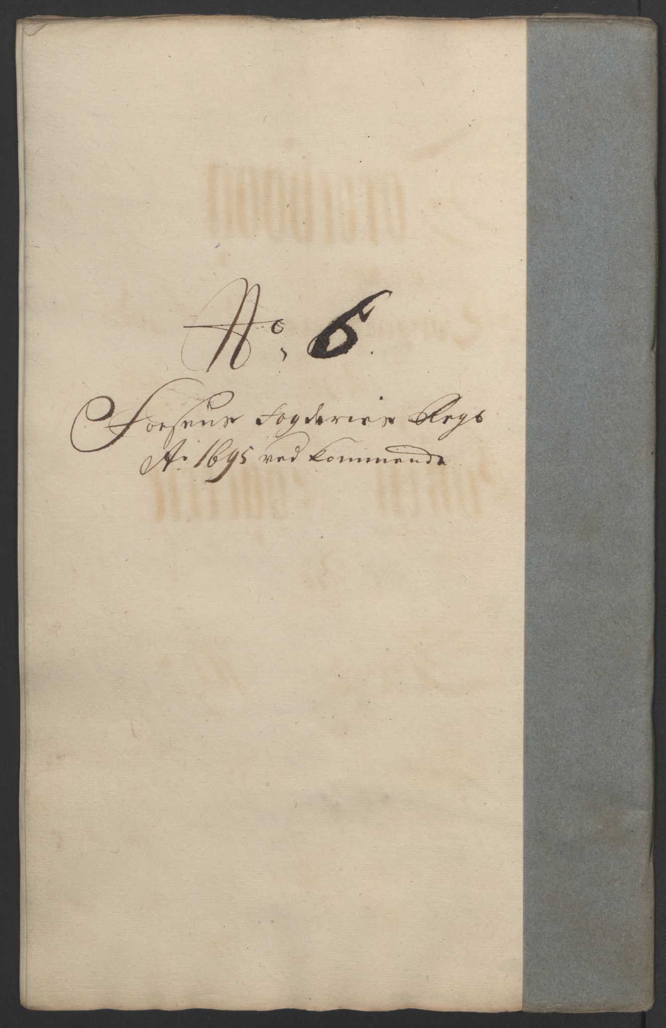 Rentekammeret inntil 1814, Reviderte regnskaper, Fogderegnskap, RA/EA-4092/R57/L3851: Fogderegnskap Fosen, 1695-1696, p. 119