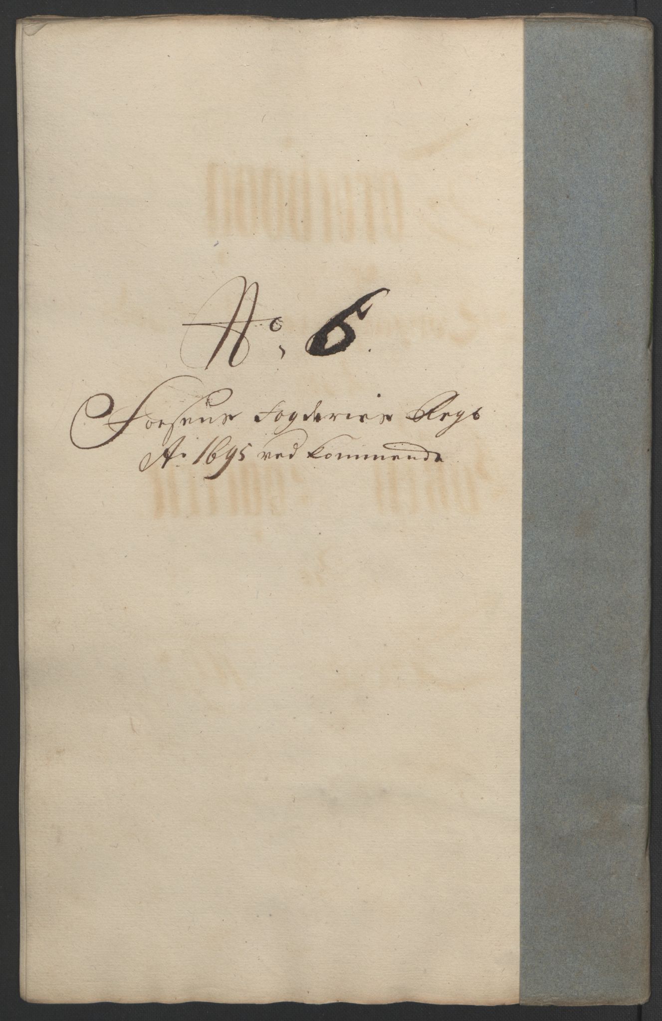 Rentekammeret inntil 1814, Reviderte regnskaper, Fogderegnskap, AV/RA-EA-4092/R57/L3851: Fogderegnskap Fosen, 1695-1696, p. 119