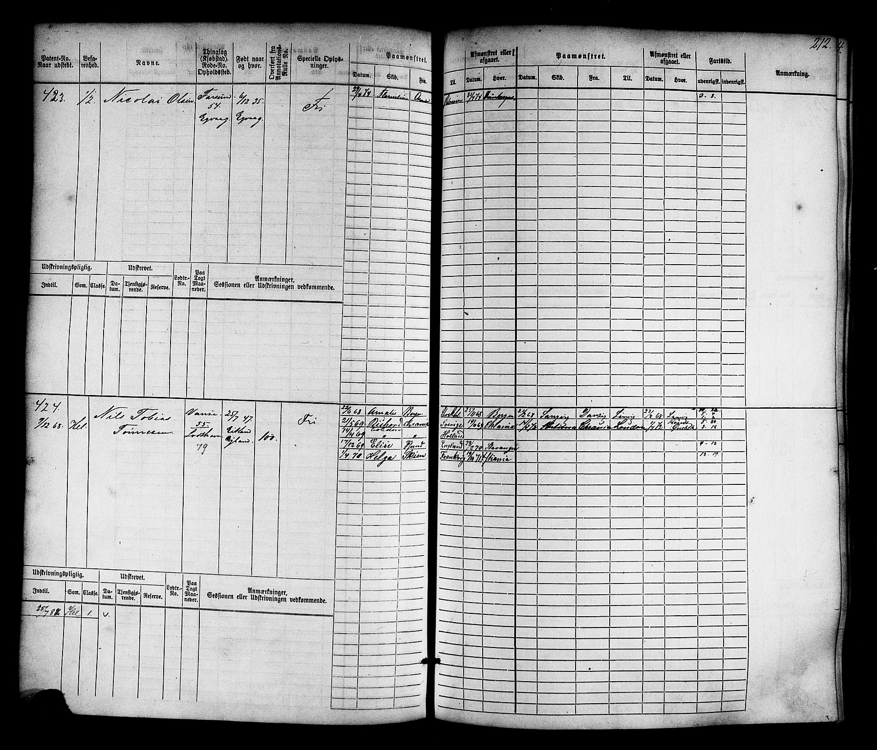 Farsund mønstringskrets, AV/SAK-2031-0017/F/Fb/L0015: Hovedrulle nr 1-770, Z-7, 1865-1896, p. 219