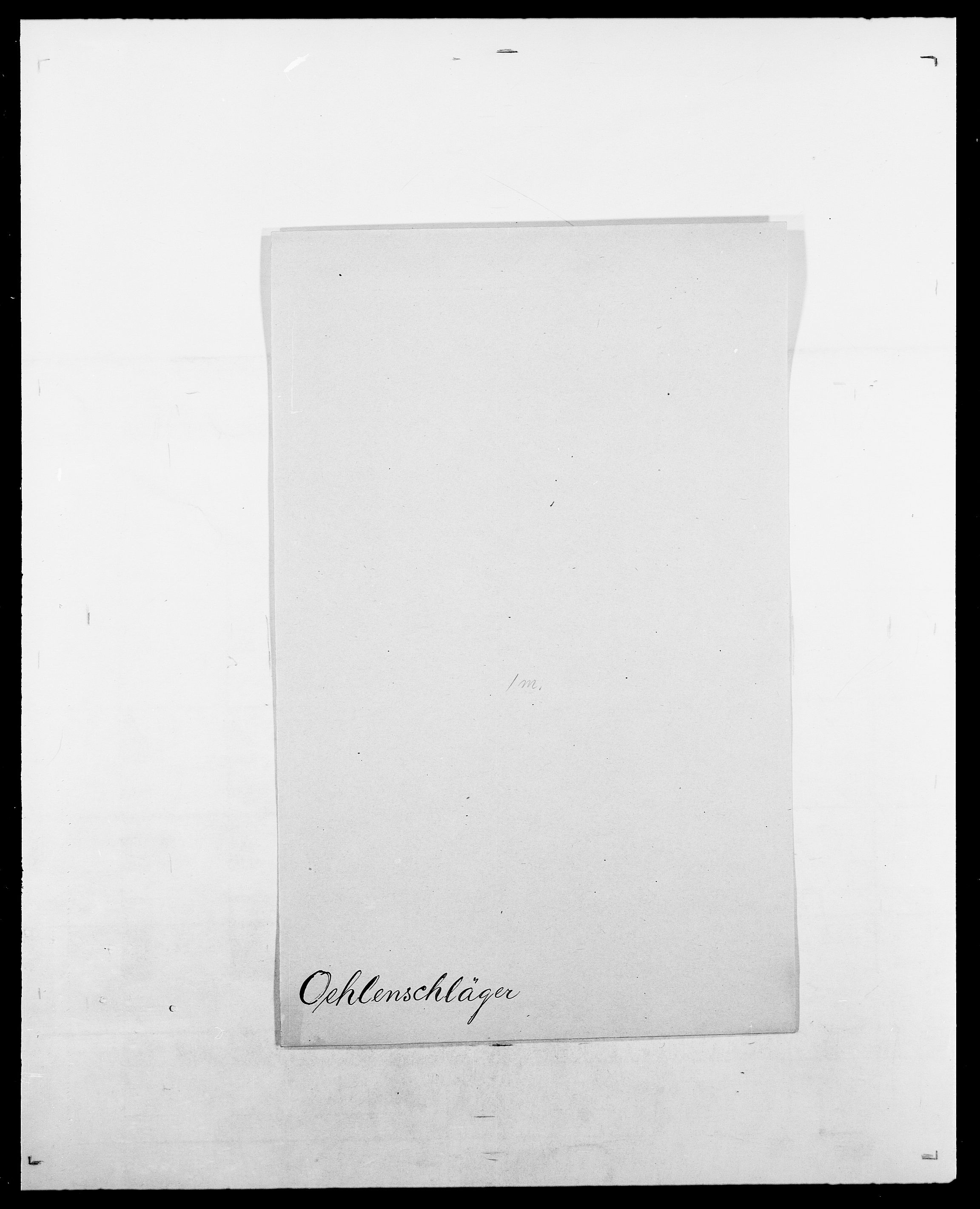 Delgobe, Charles Antoine - samling, SAO/PAO-0038/D/Da/L0029: Obel - Oxholm, p. 21
