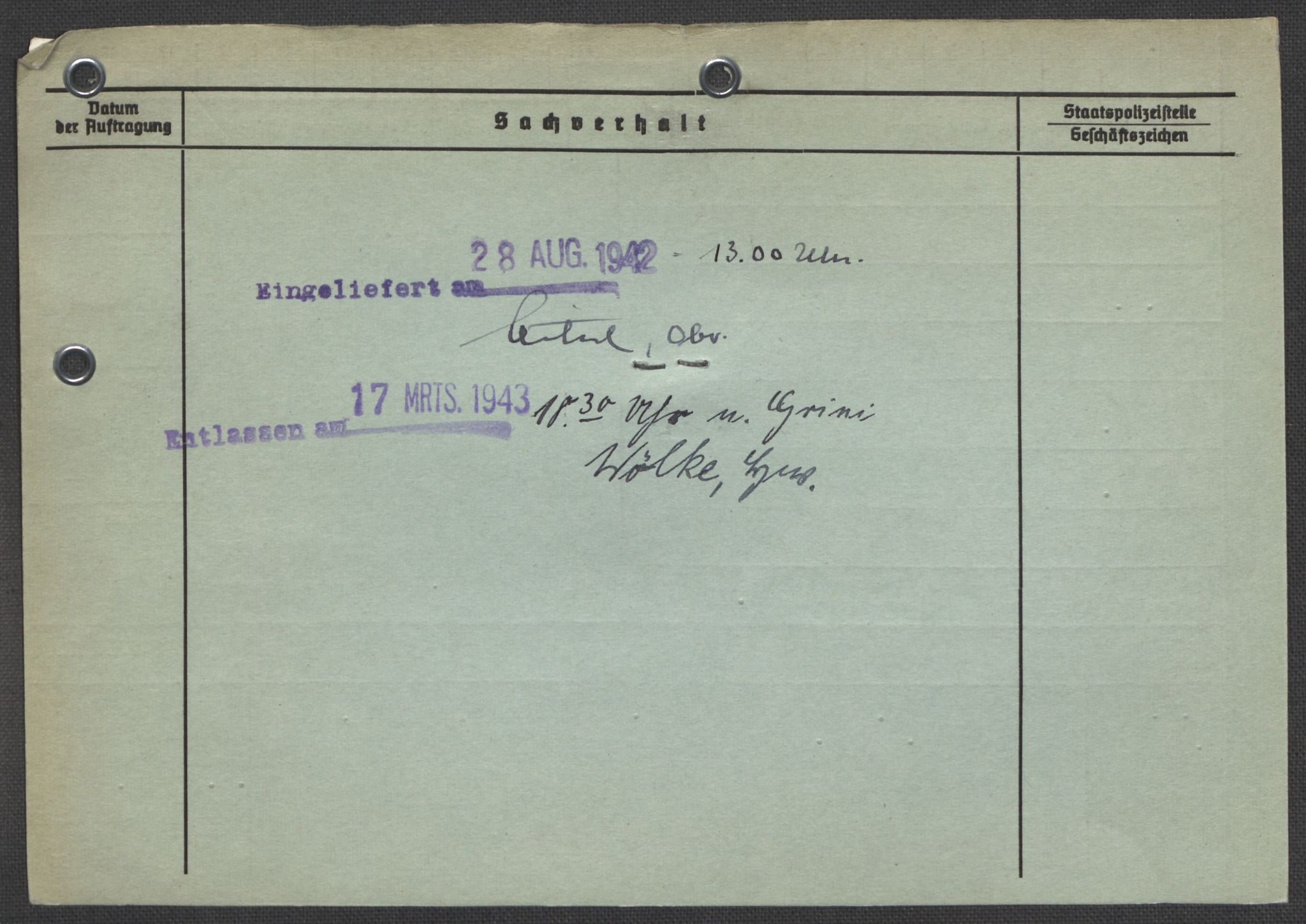 Befehlshaber der Sicherheitspolizei und des SD, AV/RA-RAFA-5969/E/Ea/Eaa/L0002: Register over norske fanger i Møllergata 19: Bj-Eng, 1940-1945, p. 672