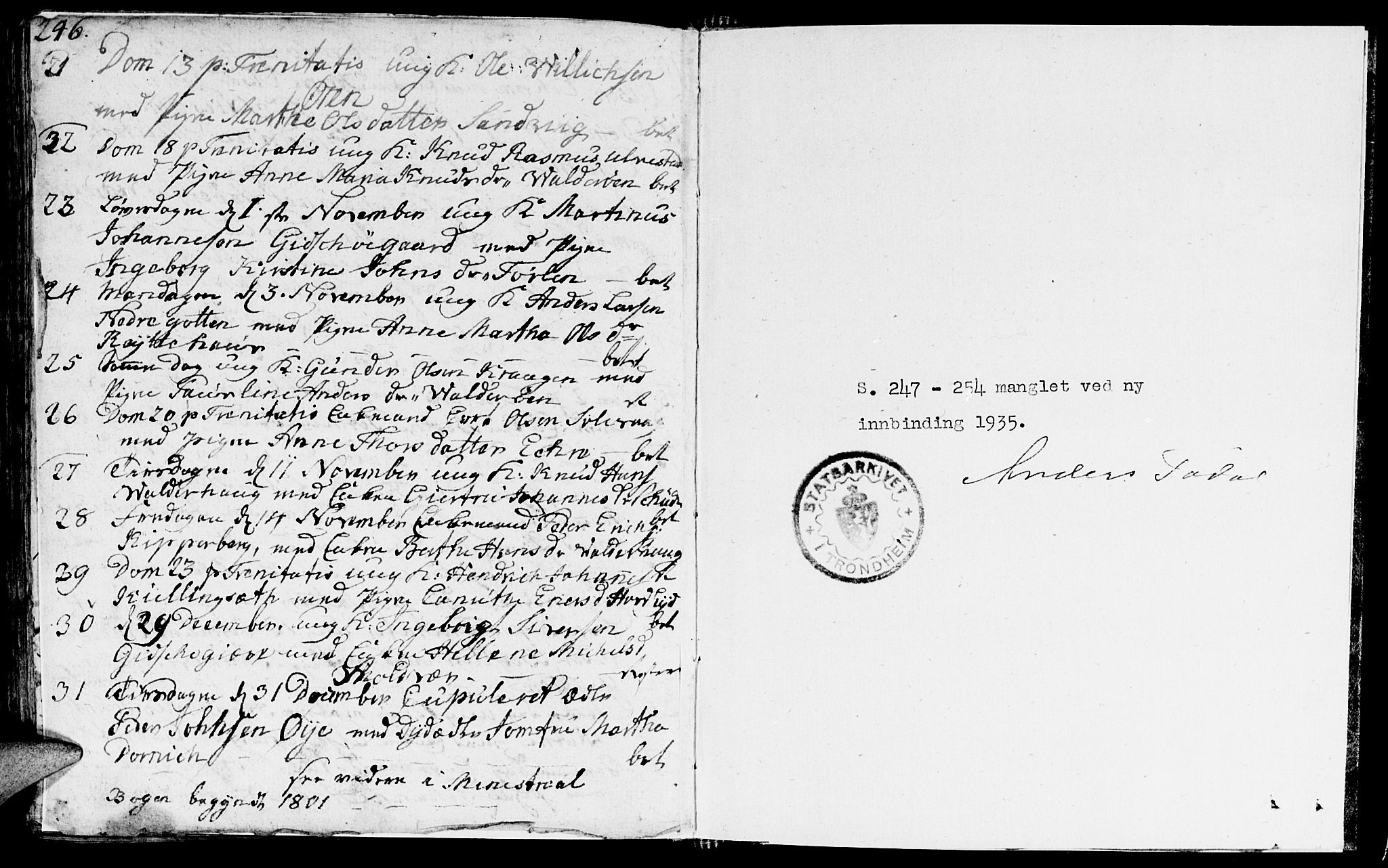 Ministerialprotokoller, klokkerbøker og fødselsregistre - Møre og Romsdal, AV/SAT-A-1454/528/L0421: Parish register (copy) no. 528C02, 1785-1800, p. 246-247