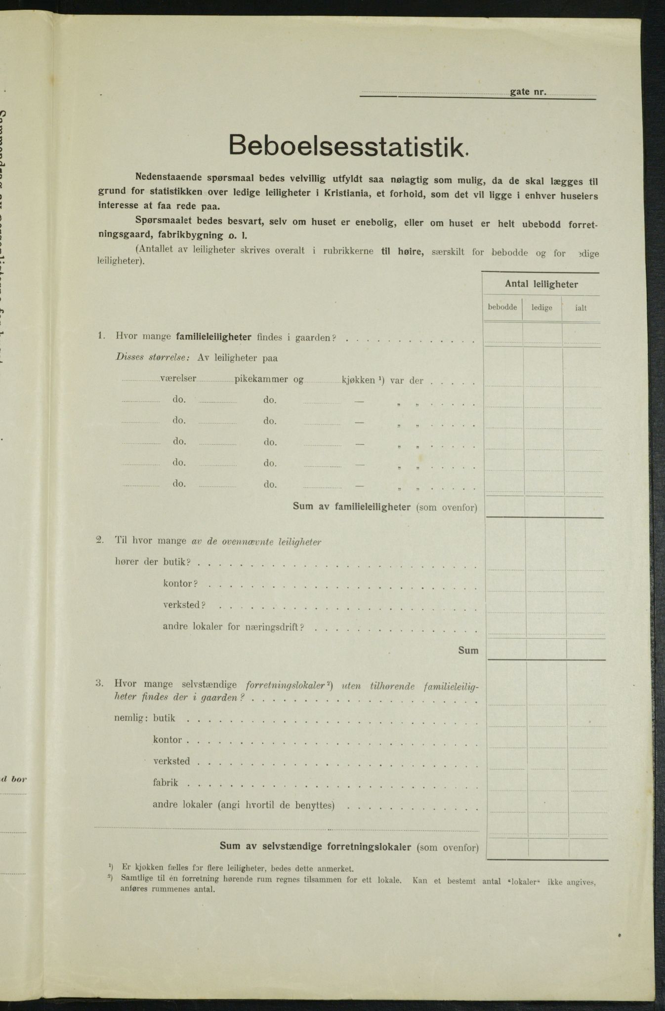 OBA, Municipal Census 1914 for Kristiania, 1914, p. 45453