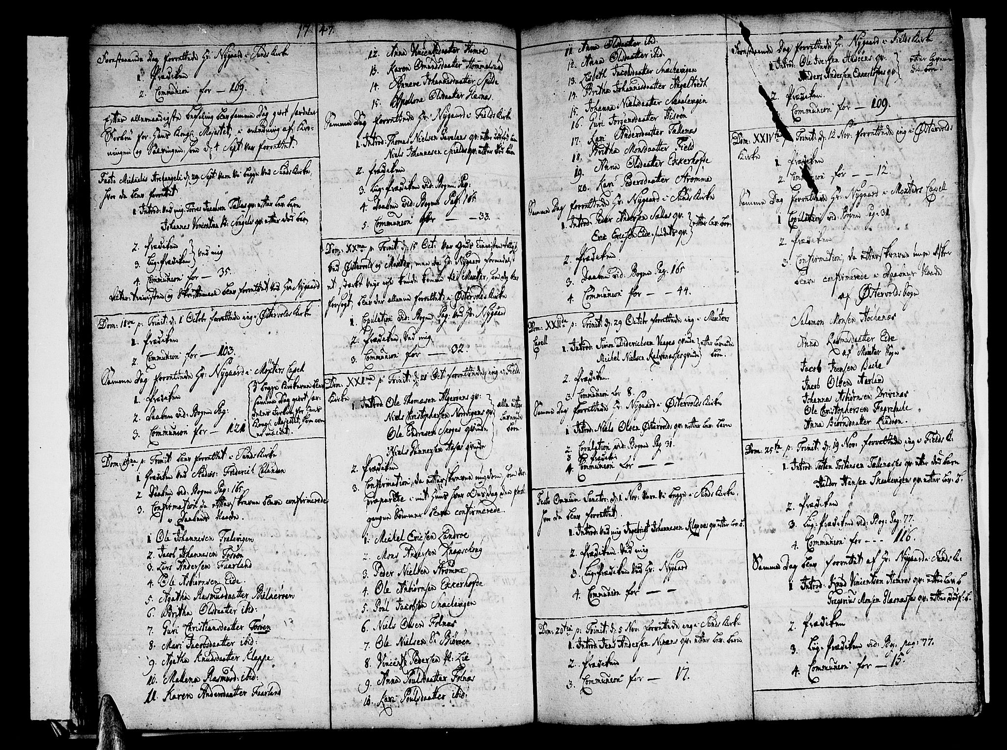 Sund sokneprestembete, AV/SAB-A-99930: Parish register (official) no. A 3, 1740-1769