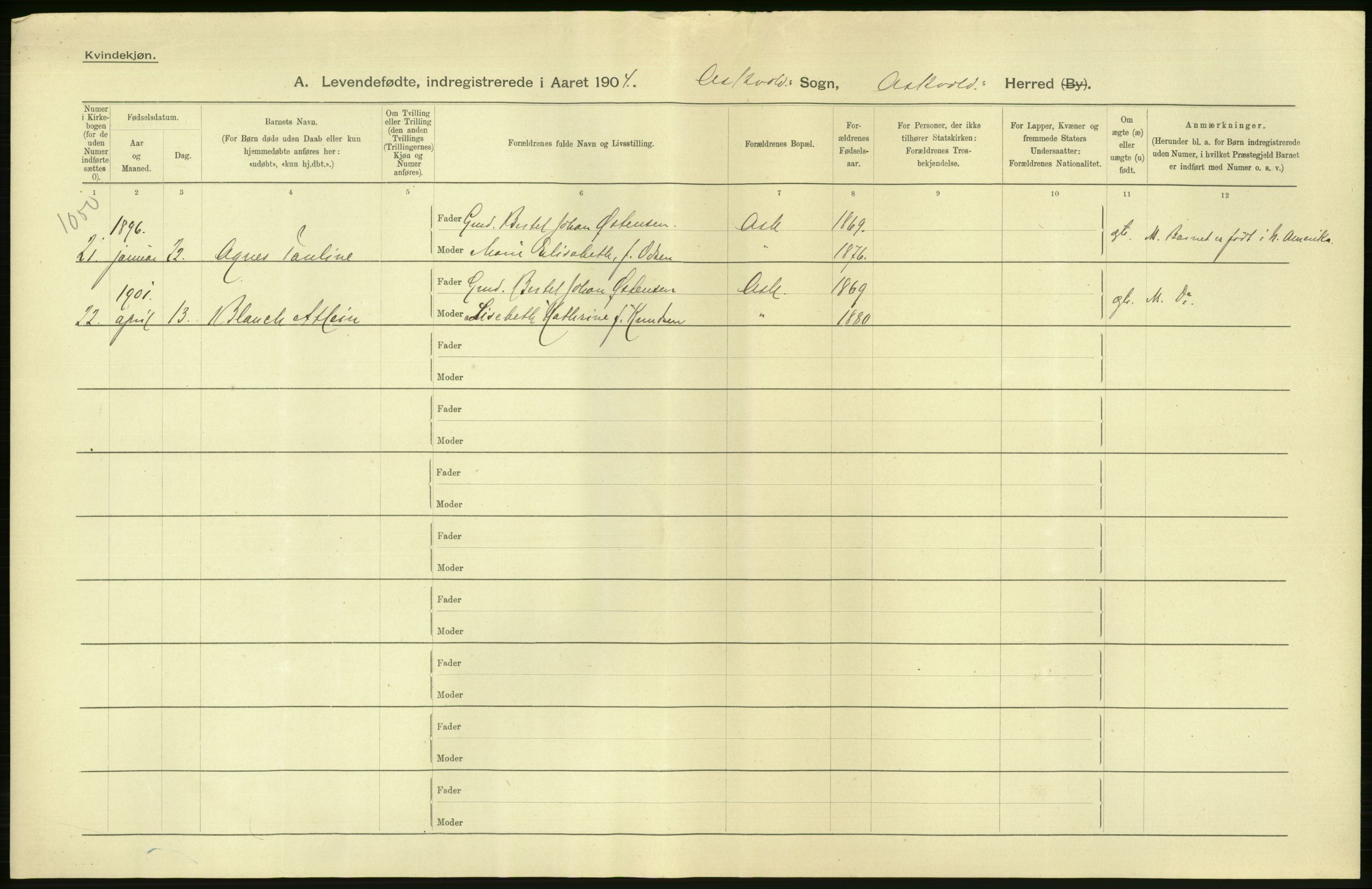 Statistisk sentralbyrå, Sosiodemografiske emner, Befolkning, RA/S-2228/D/Df/Dfa/Dfab/L0015: Nordre Bergenhus amt: Fødte, gifte, døde. Bygder, 1904, p. 28