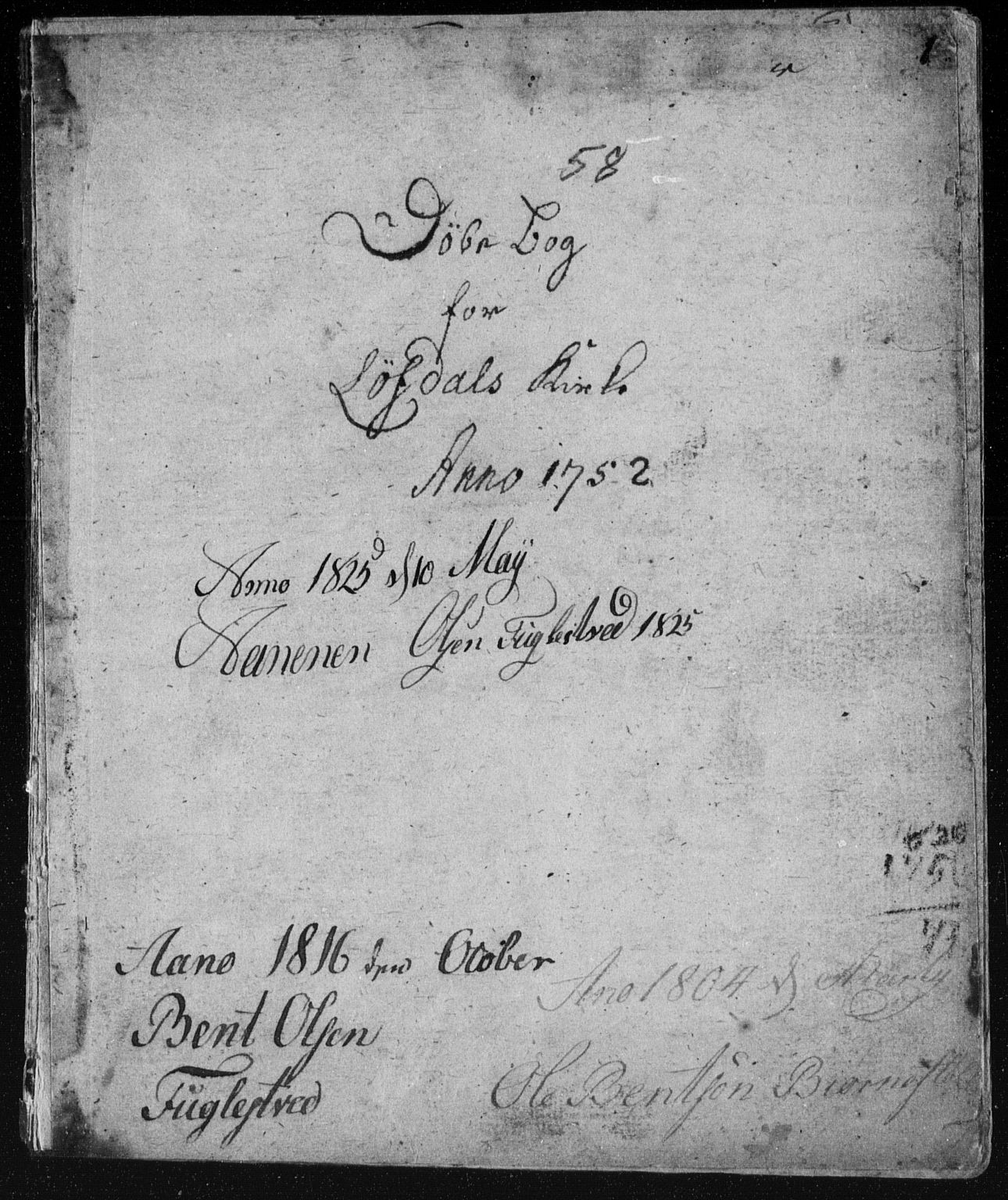 Holum sokneprestkontor, SAK/1111-0022/F/Fa/Fab/L0003: Parish register (official) no. A 3, 1752-1774, p. 0-1