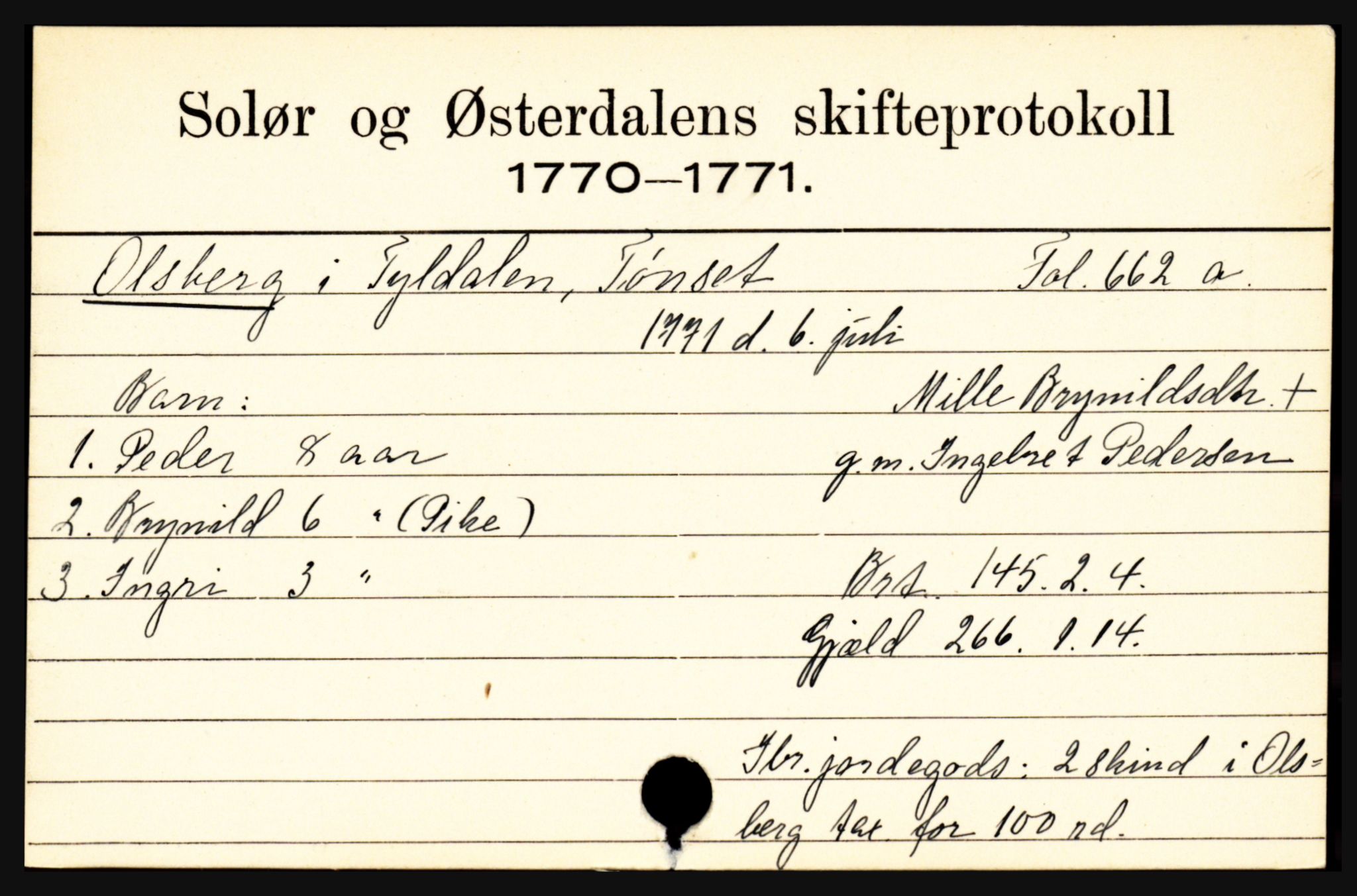 Solør og Østerdalen sorenskriveri, SAH/TING-024/J, 1716-1774, p. 4377