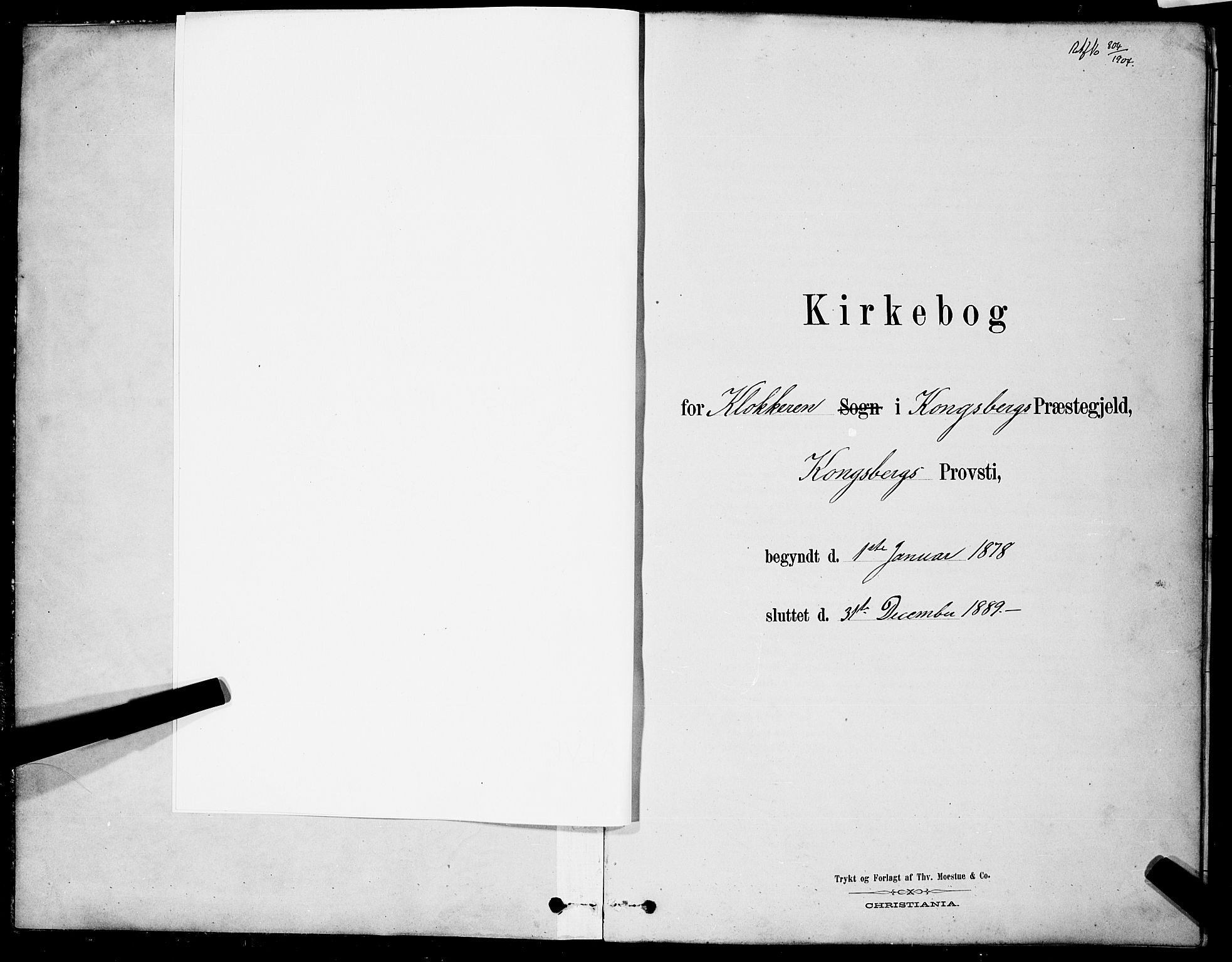 Kongsberg kirkebøker, SAKO/A-22/G/Ga/L0005: Parish register (copy) no. 5, 1878-1889