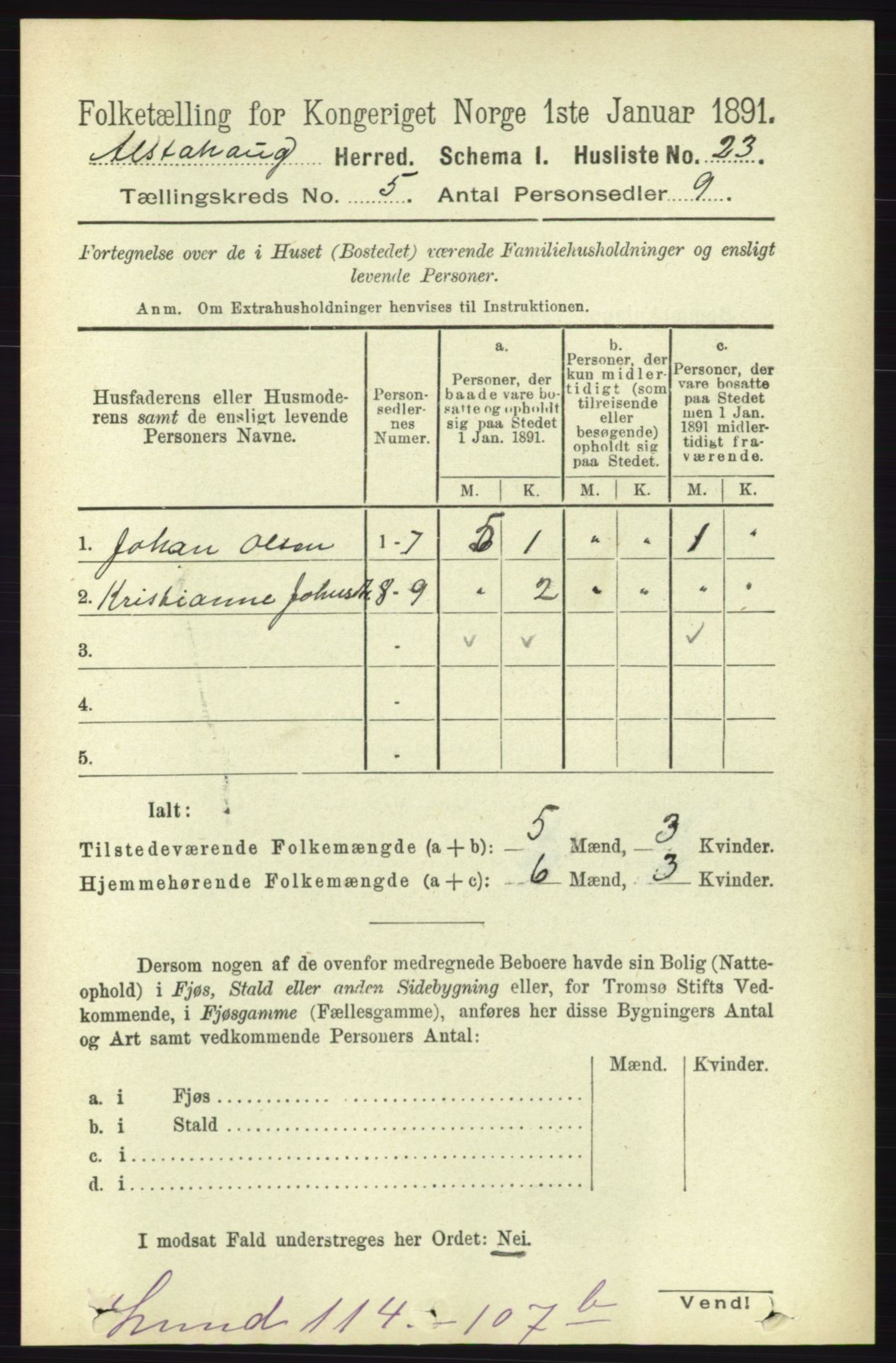 RA, 1891 census for 1820 Alstahaug, 1891, p. 1759