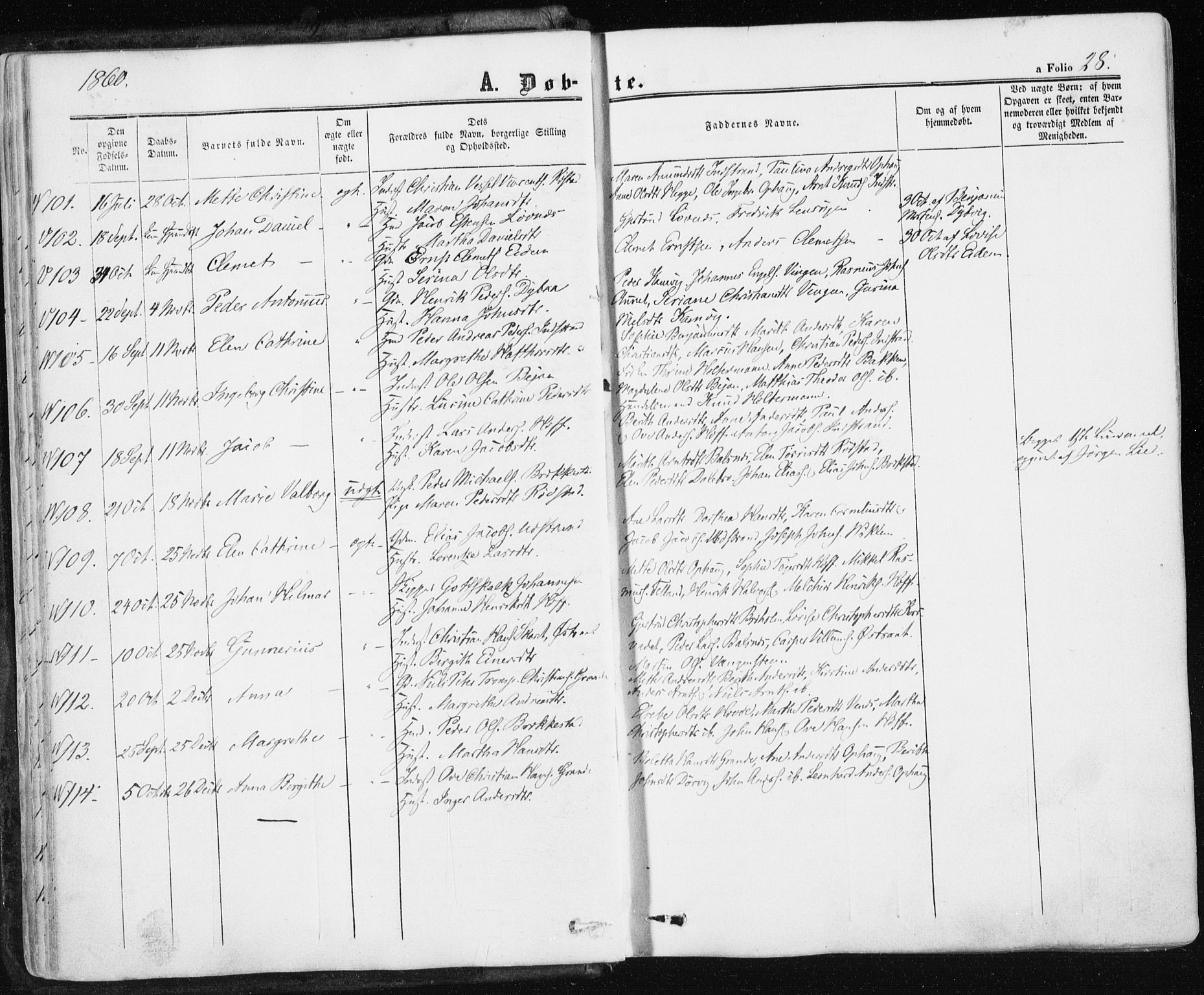 Ministerialprotokoller, klokkerbøker og fødselsregistre - Sør-Trøndelag, SAT/A-1456/659/L0737: Parish register (official) no. 659A07, 1857-1875, p. 28