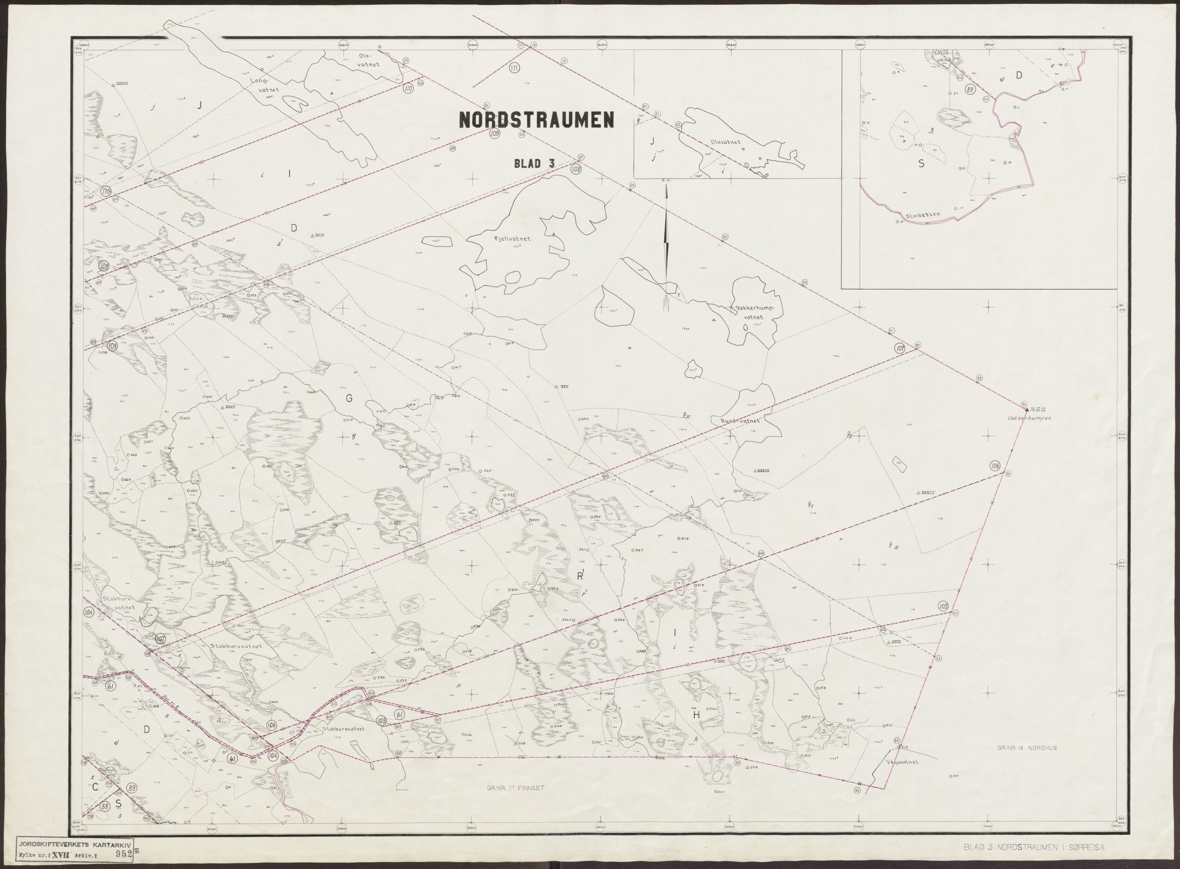 Jordskifteverkets kartarkiv, RA/S-3929/T, 1859-1988, p. 1156