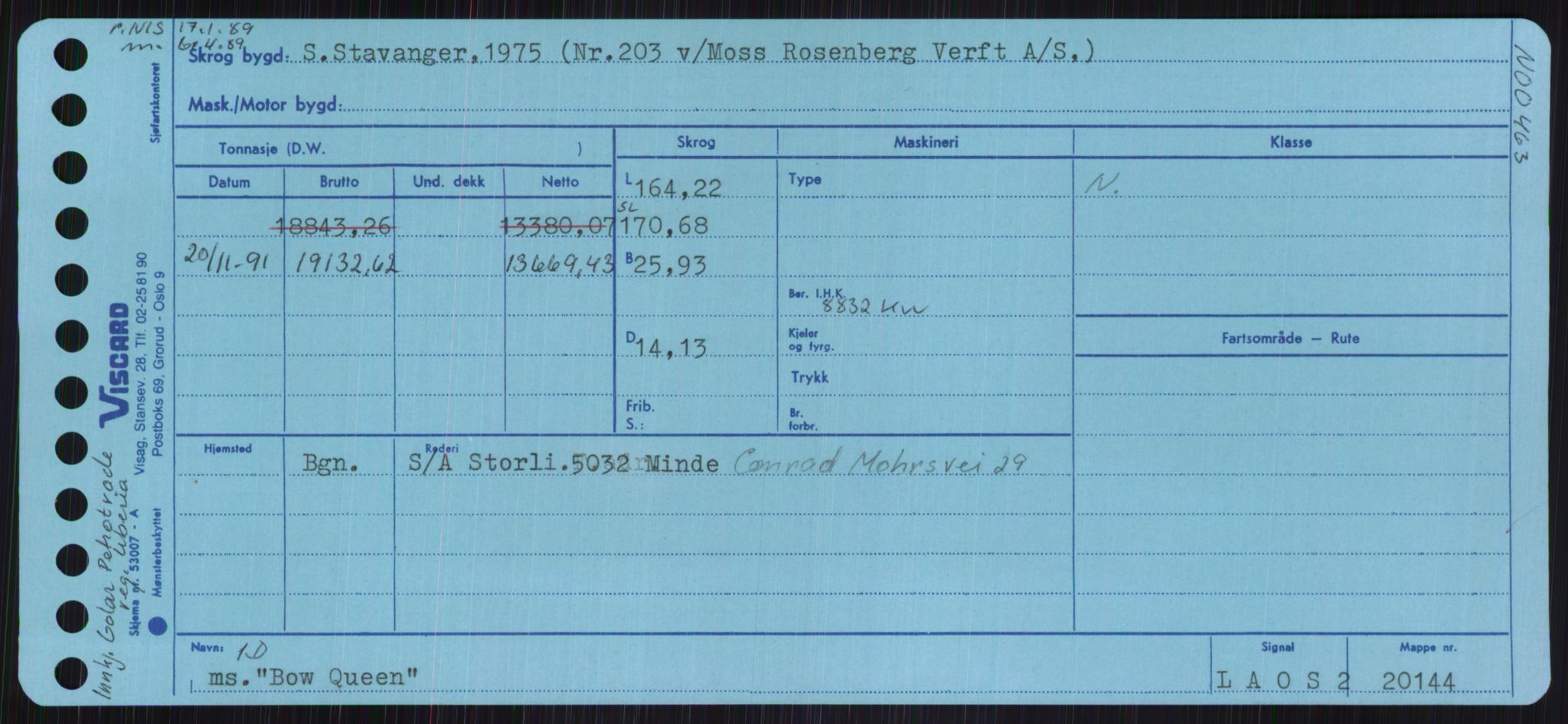 Sjøfartsdirektoratet med forløpere, Skipsmålingen, RA/S-1627/H/Ha/L0001/0002: Fartøy, A-Eig / Fartøy Bjør-Eig, p. 197