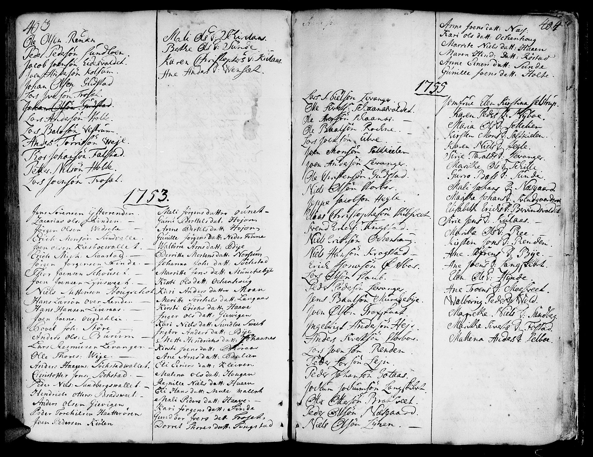 Ministerialprotokoller, klokkerbøker og fødselsregistre - Nord-Trøndelag, SAT/A-1458/717/L0141: Parish register (official) no. 717A01, 1747-1803, p. 403-404