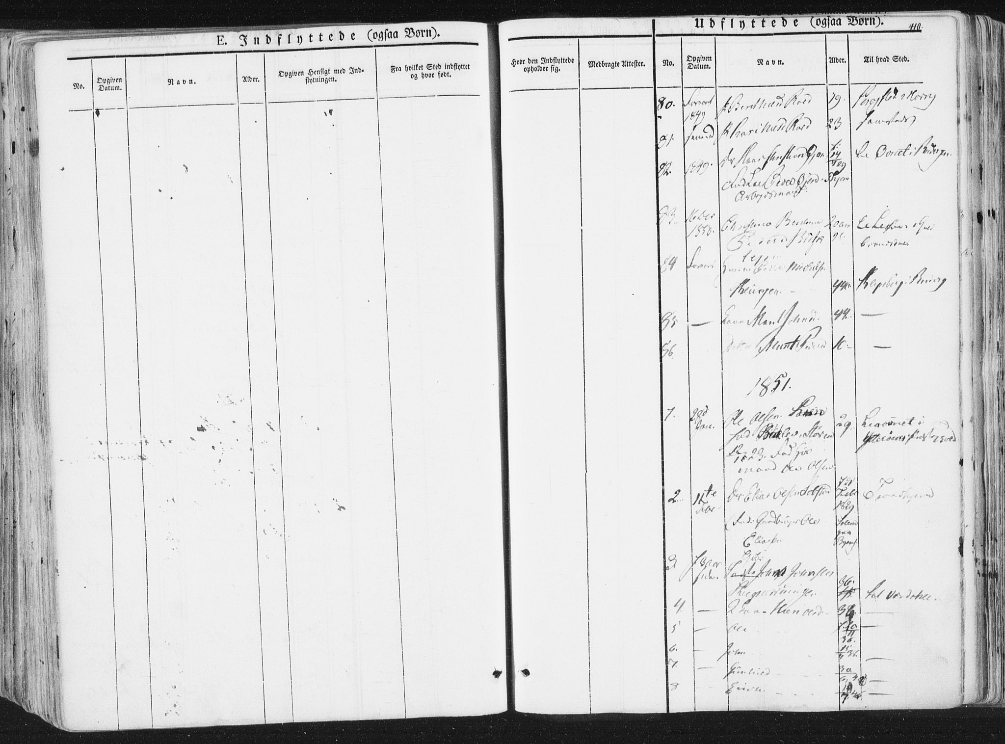 Ministerialprotokoller, klokkerbøker og fødselsregistre - Sør-Trøndelag, AV/SAT-A-1456/691/L1074: Parish register (official) no. 691A06, 1842-1852, p. 410