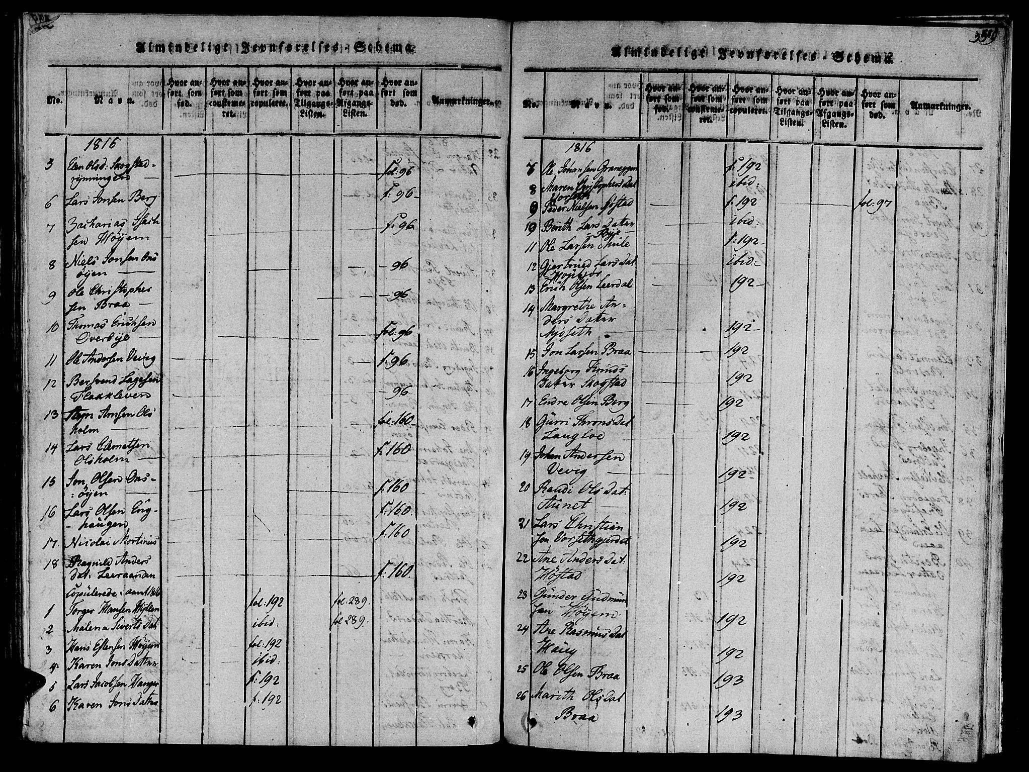 Ministerialprotokoller, klokkerbøker og fødselsregistre - Sør-Trøndelag, SAT/A-1456/612/L0372: Parish register (official) no. 612A06 /1, 1816-1828, p. 339