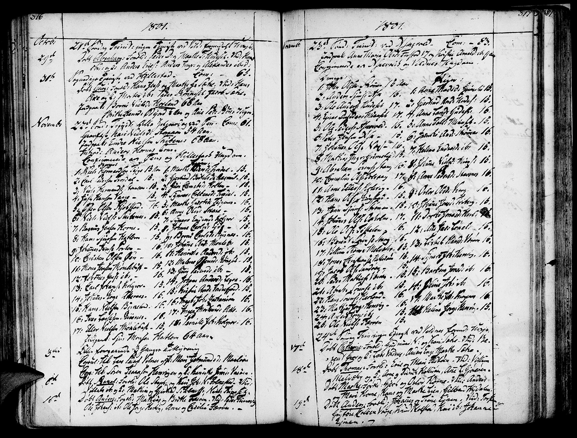 Askvoll sokneprestembete, AV/SAB-A-79501/H/Haa/Haaa/L0009: Parish register (official) no. A 9, 1776-1821, p. 316-317