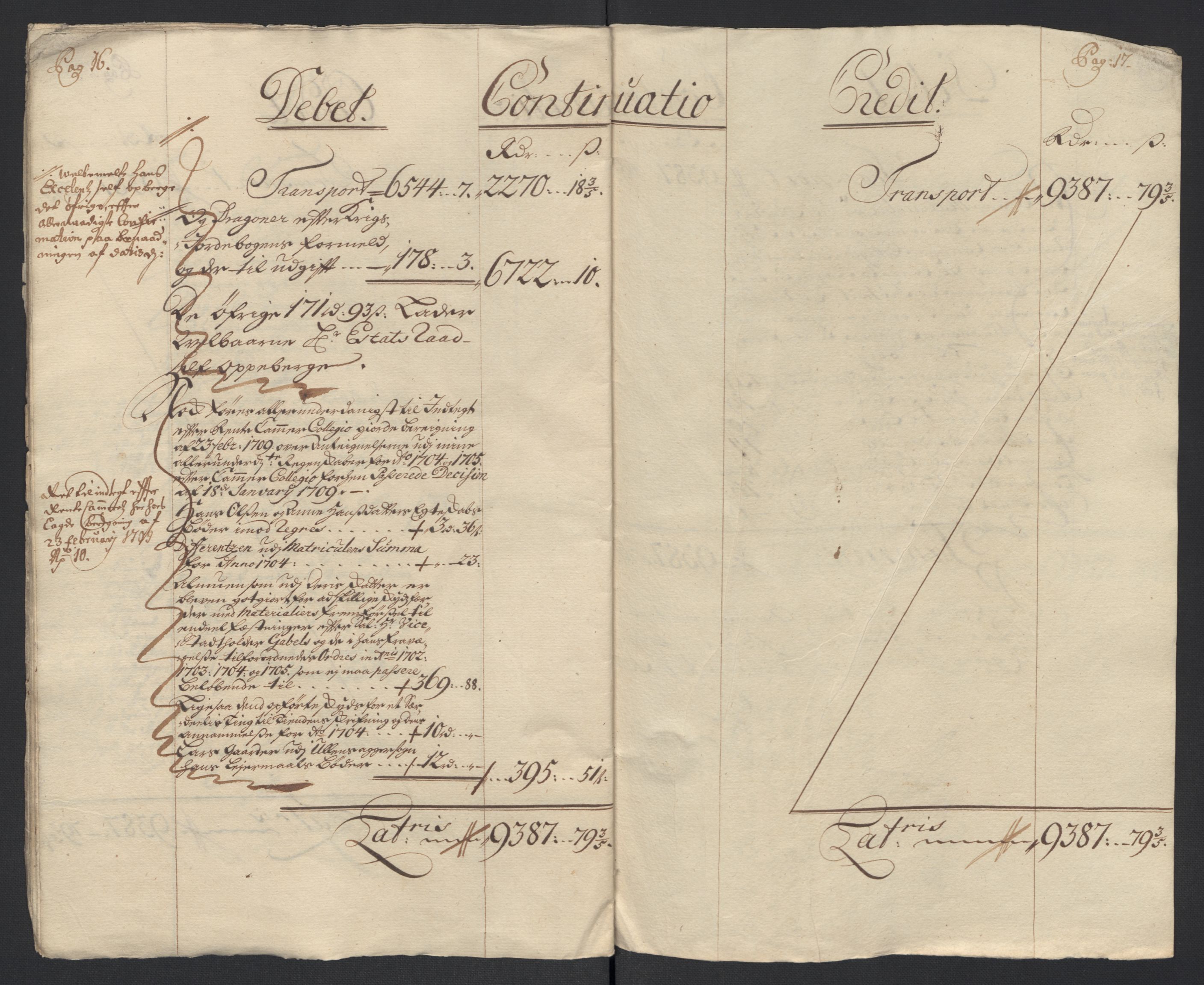 Rentekammeret inntil 1814, Reviderte regnskaper, Fogderegnskap, AV/RA-EA-4092/R11/L0591: Fogderegnskap Nedre Romerike, 1708-1709, p. 179