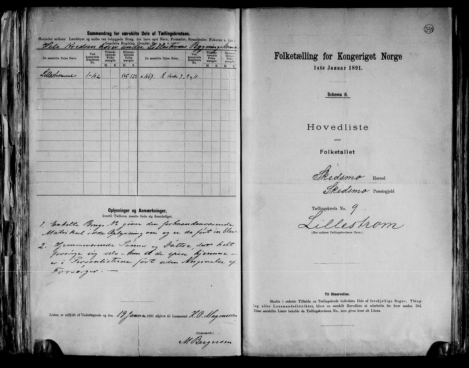 RA, 1891 census for 0231 Skedsmo, 1891, p. 20