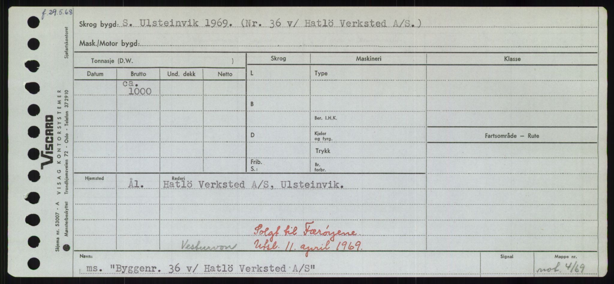 Sjøfartsdirektoratet med forløpere, Skipsmålingen, RA/S-1627/H/Hd/L0006: Fartøy, Byg-Båt, p. 321